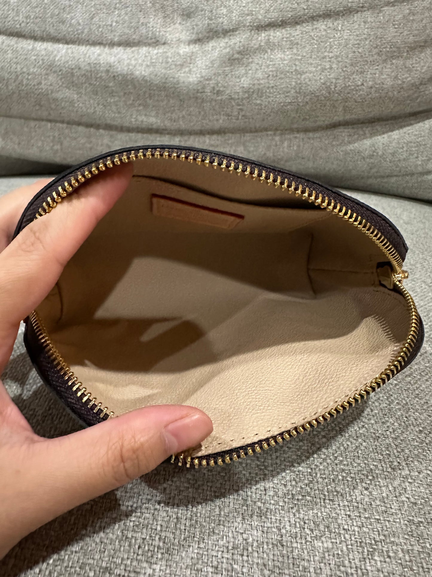 LV makeup bag