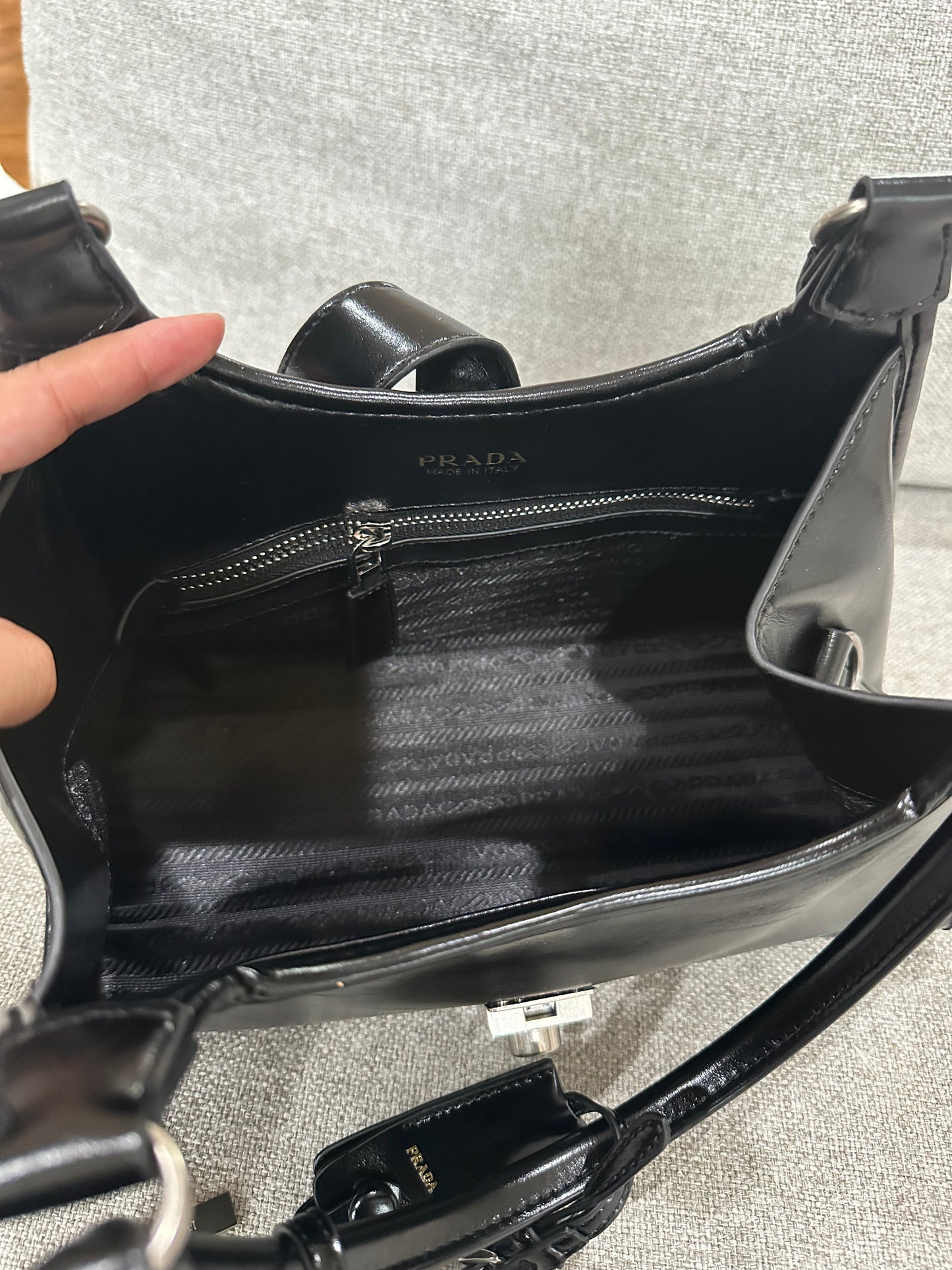 Prada black shoulder bag