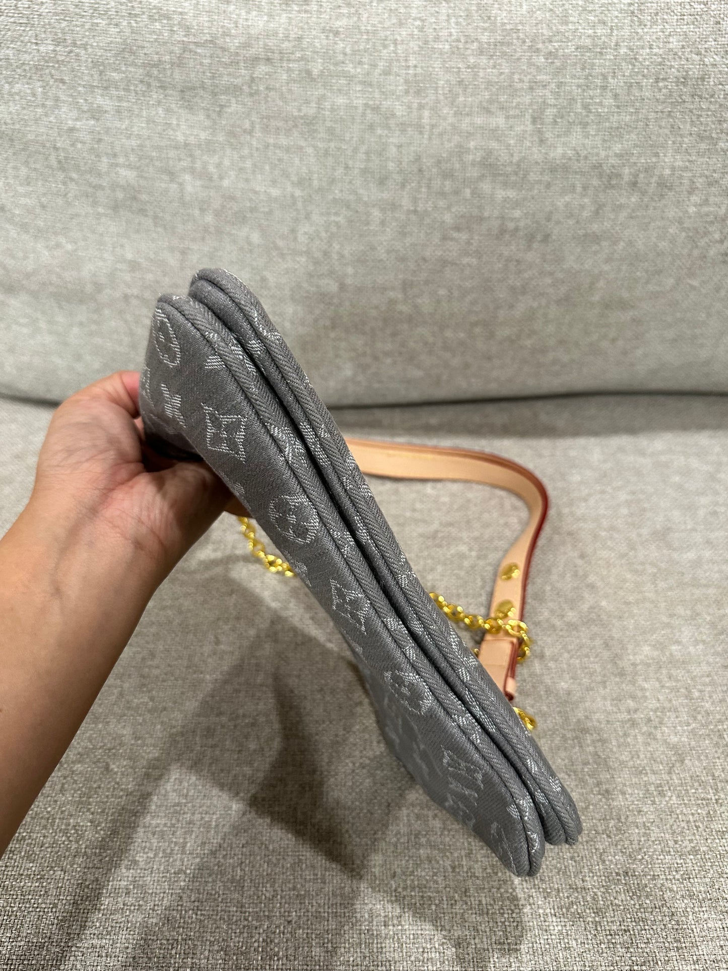 LV denim bag