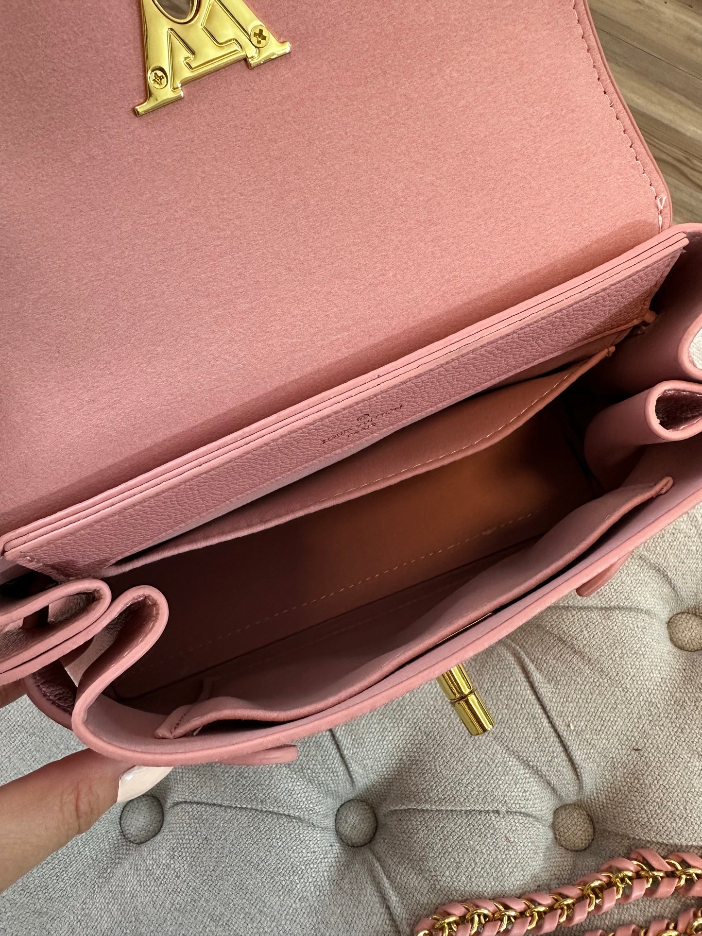 LV pink bag