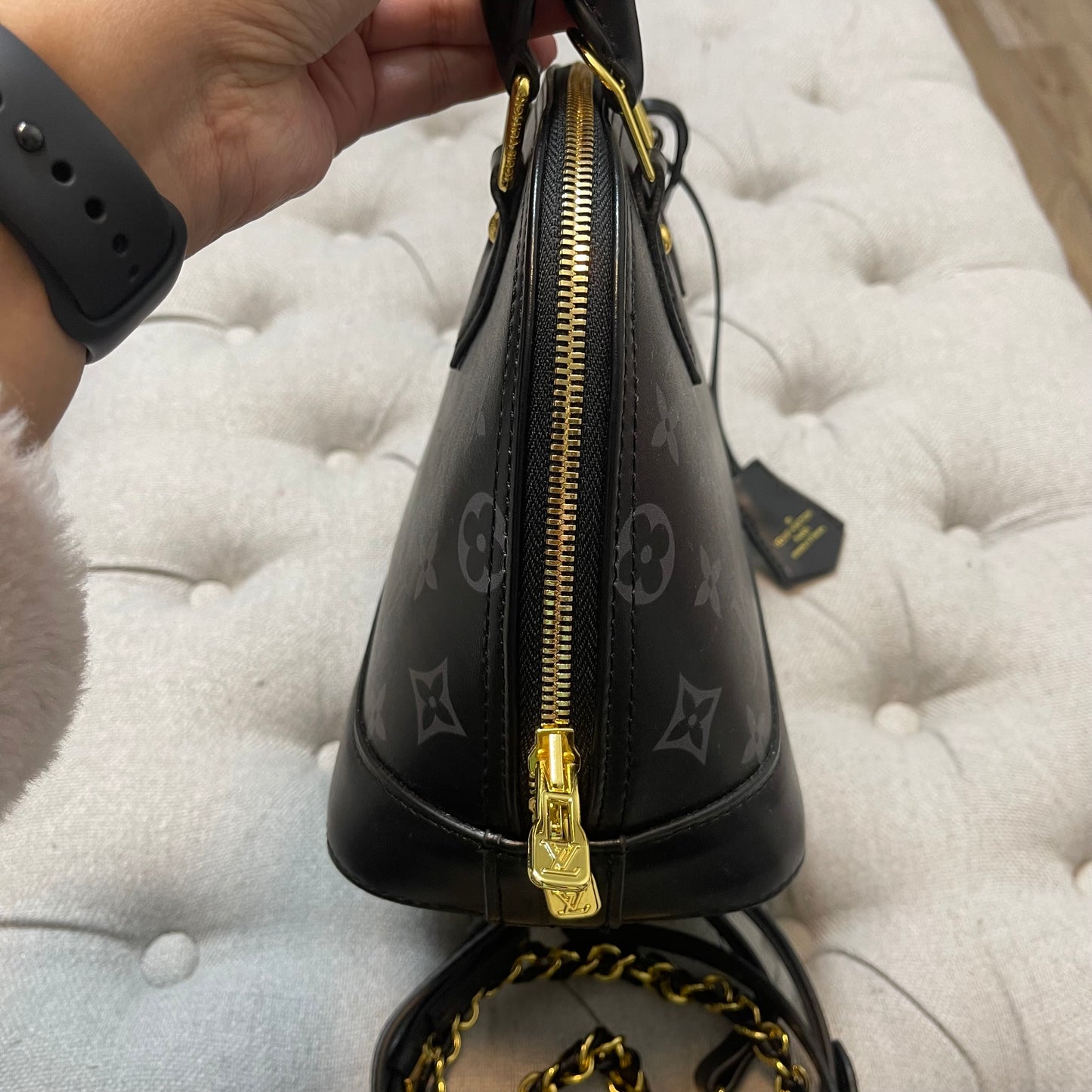 LV black monogram bag