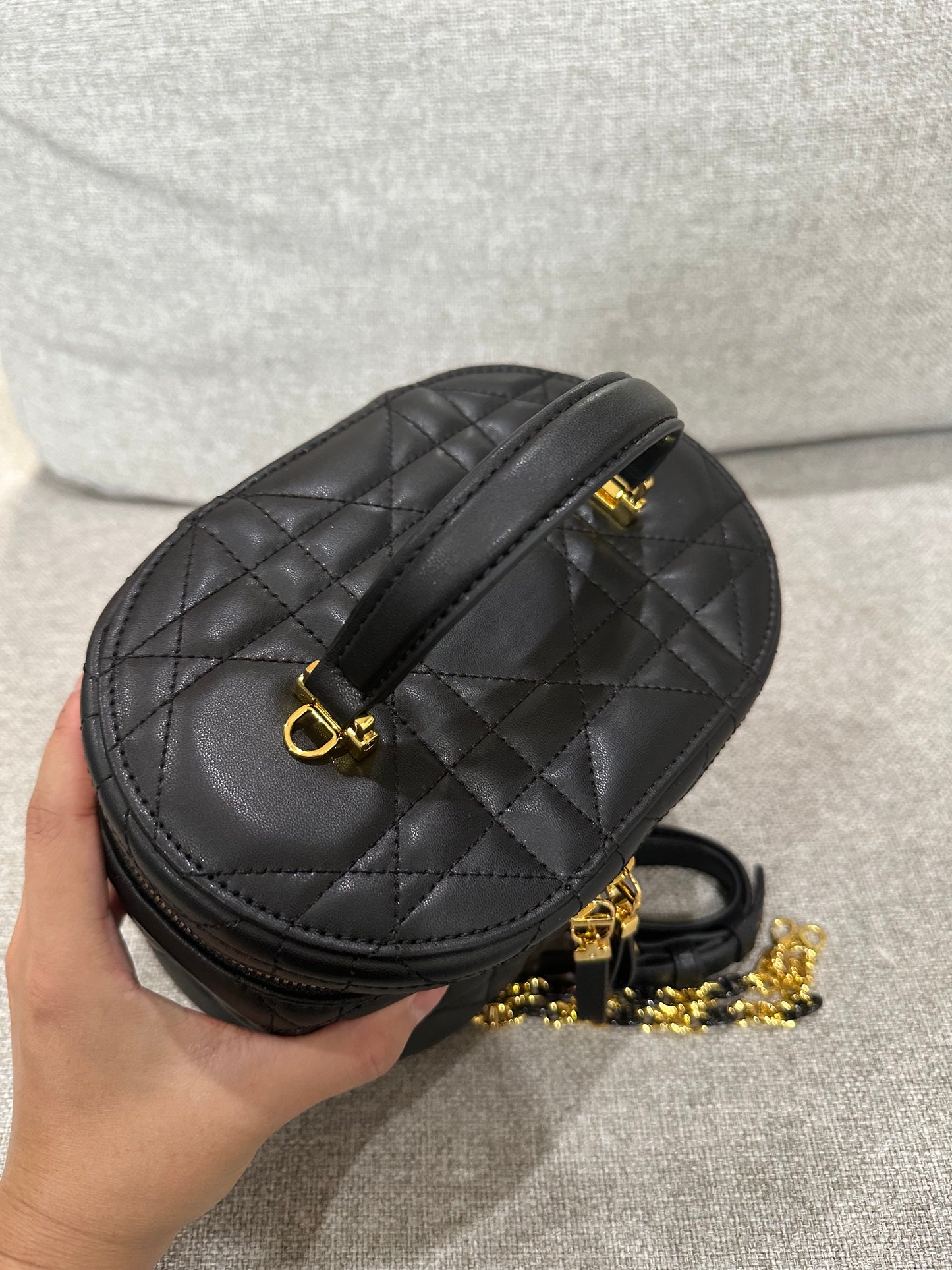 Dior black makeup case