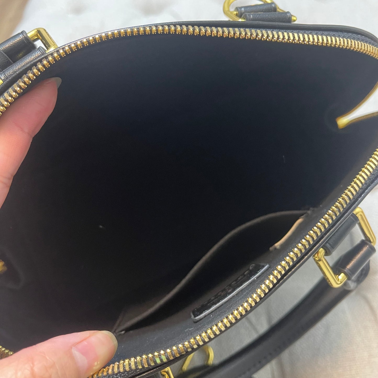 LV black monogram bag