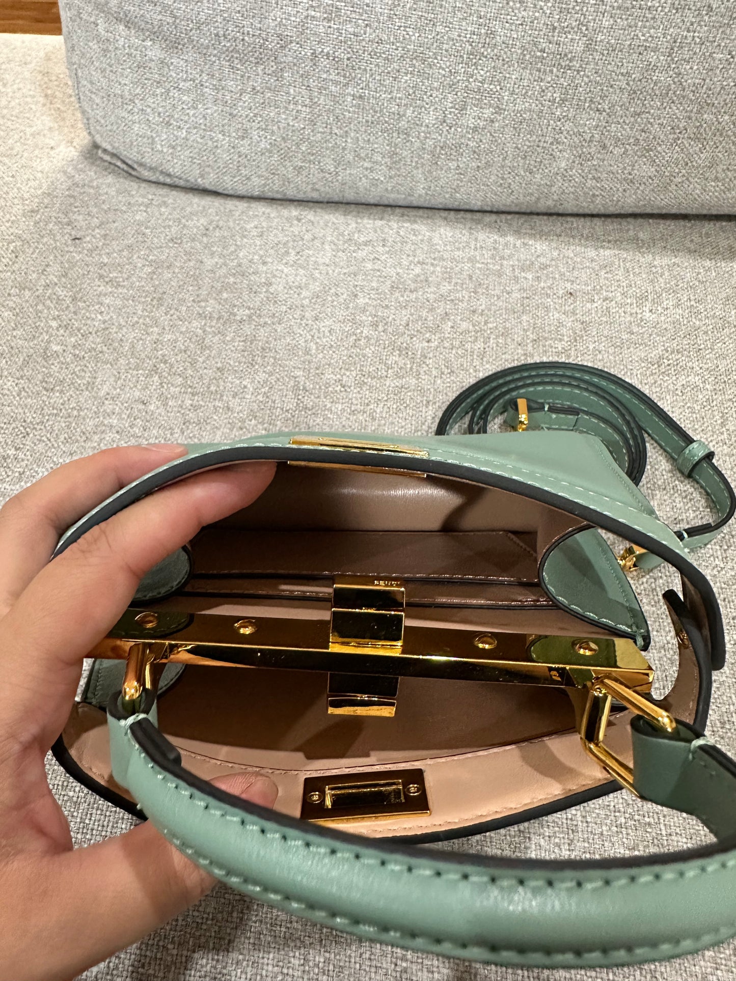 Hermes green bag