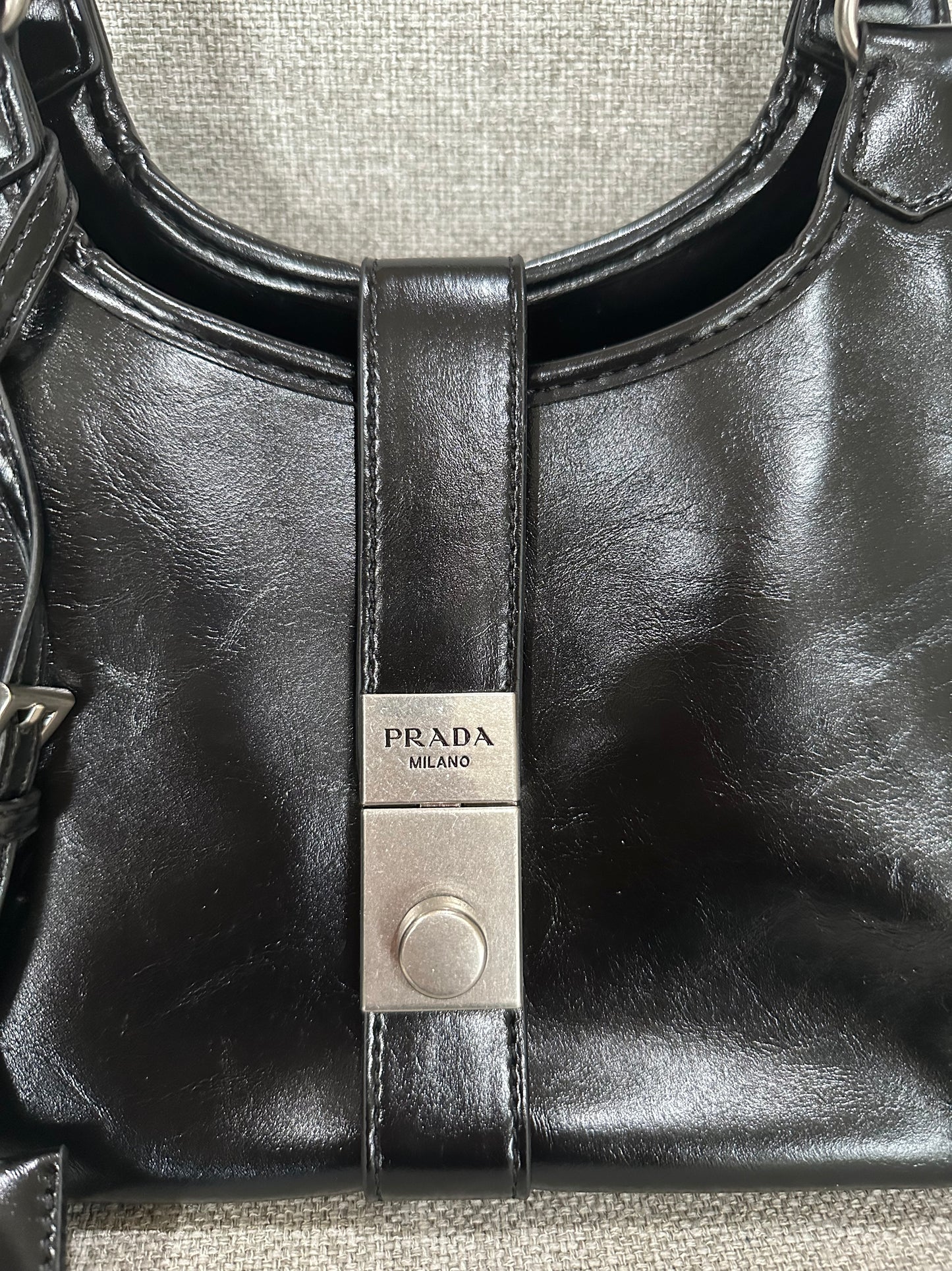Prada black shoulder bag