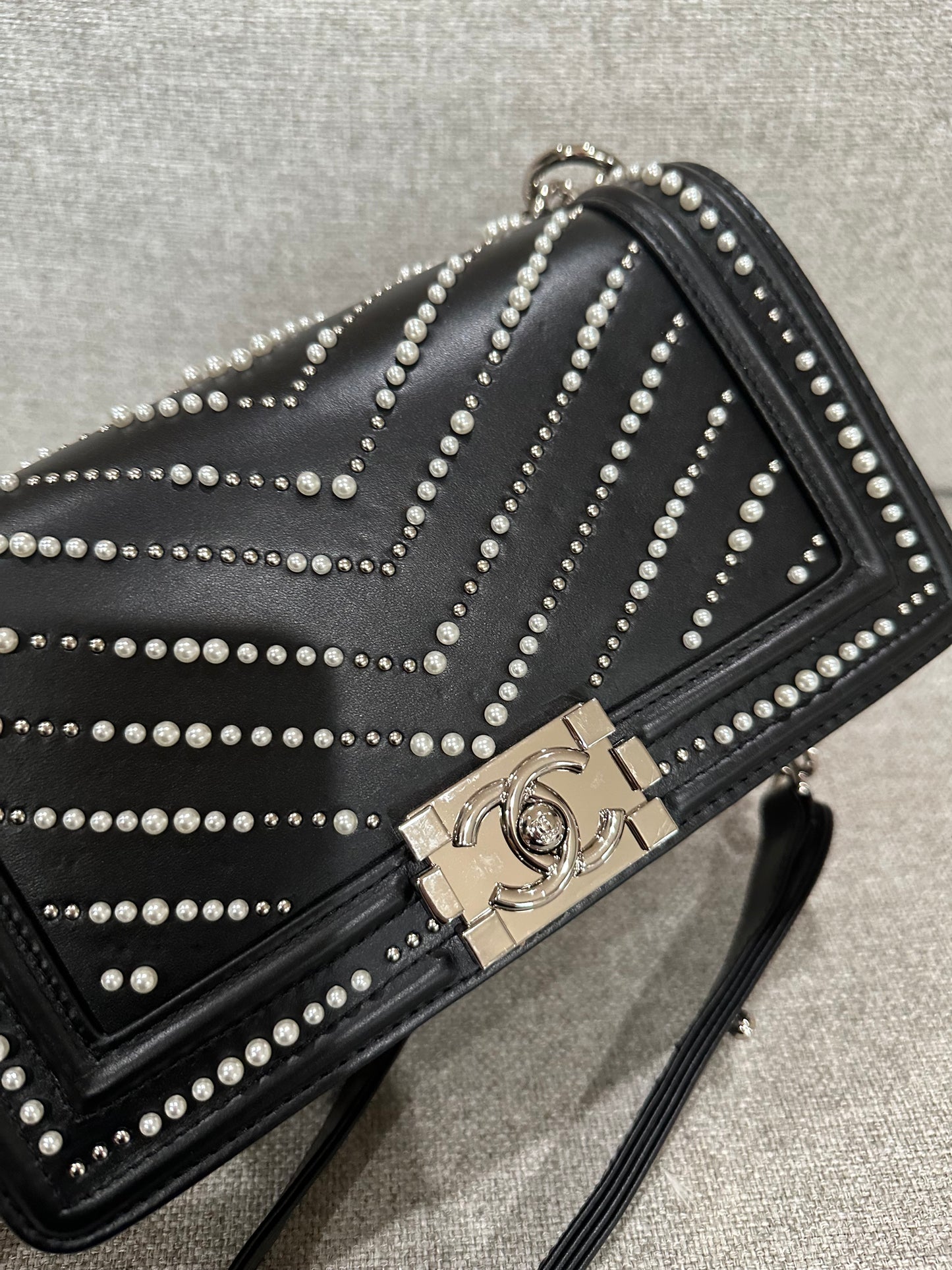 Chanel pearl bag