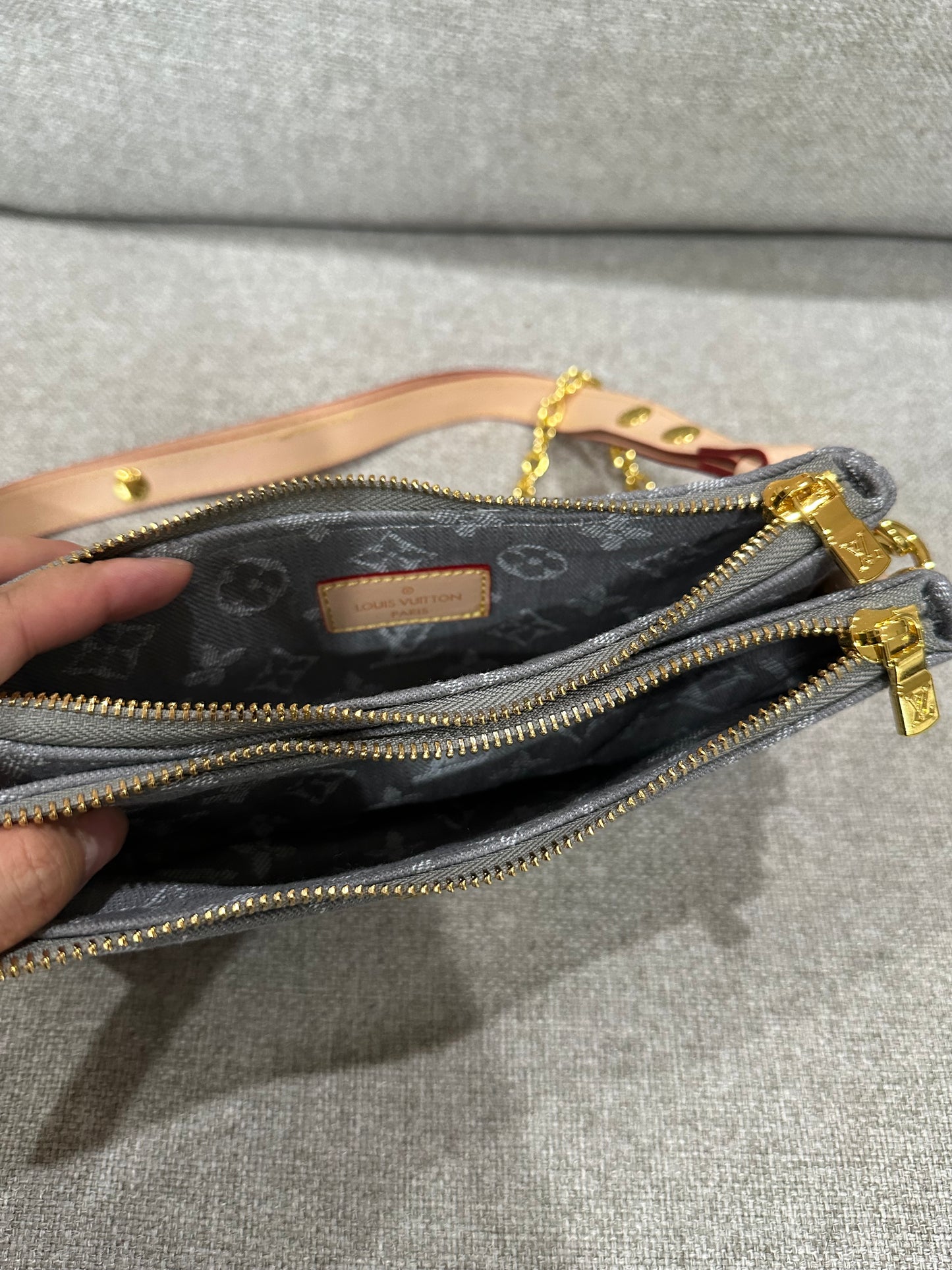 LV denim bag