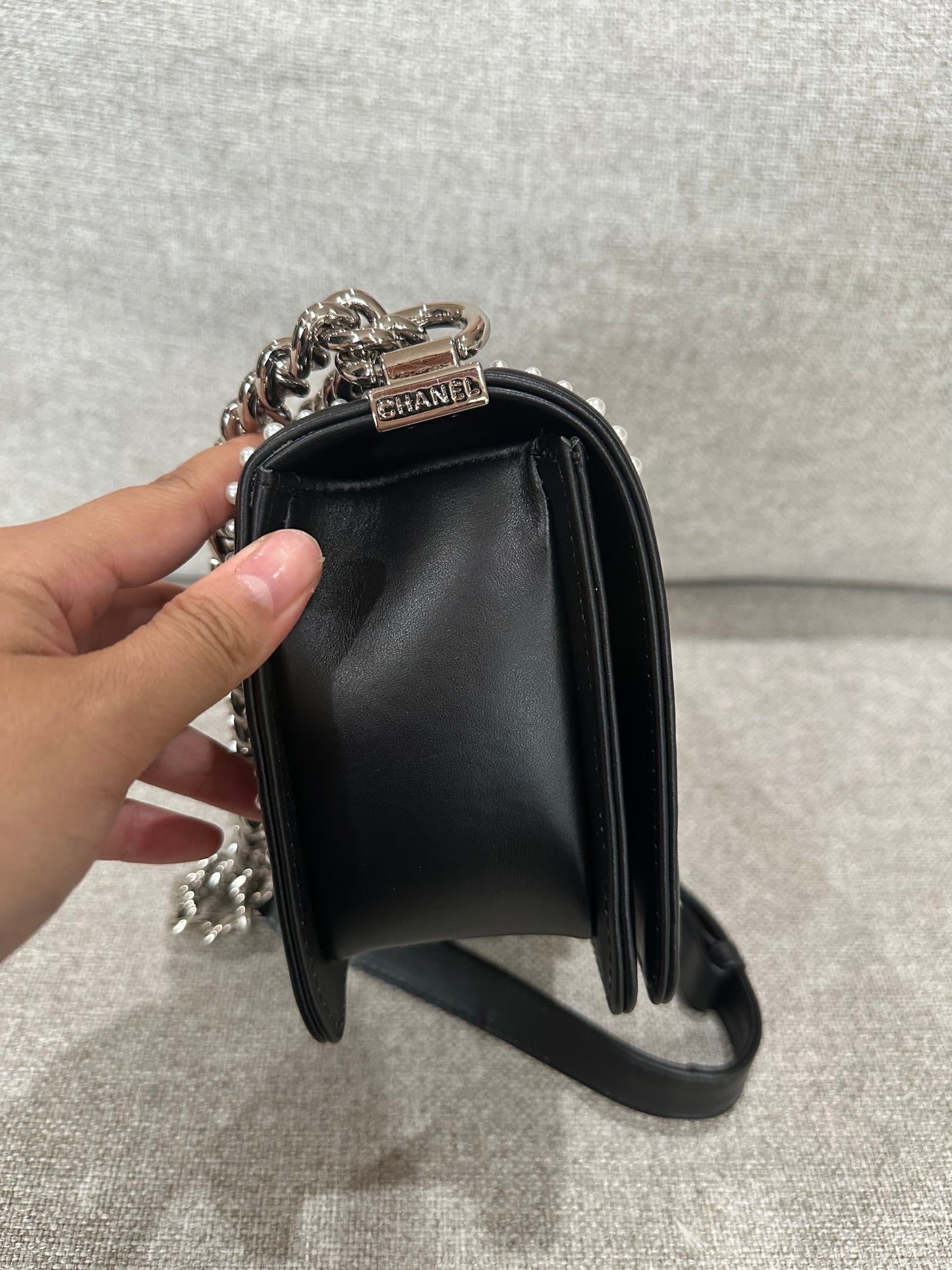 Chanel pearl bag