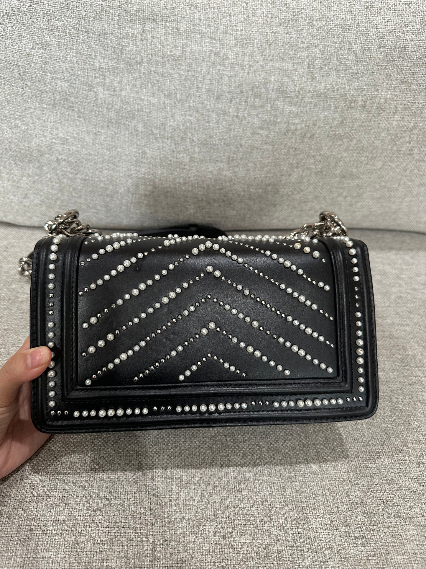 Chanel pearl bag