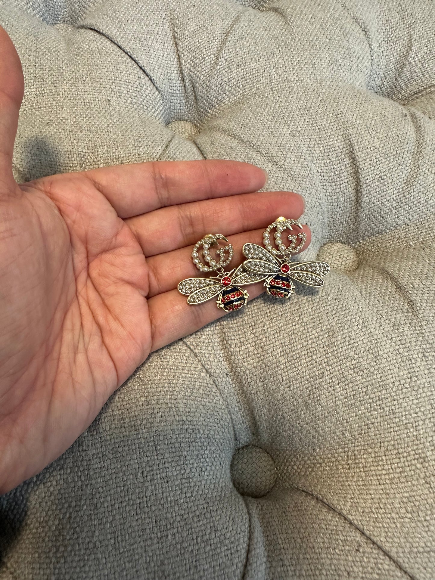 Gucci bee earrings