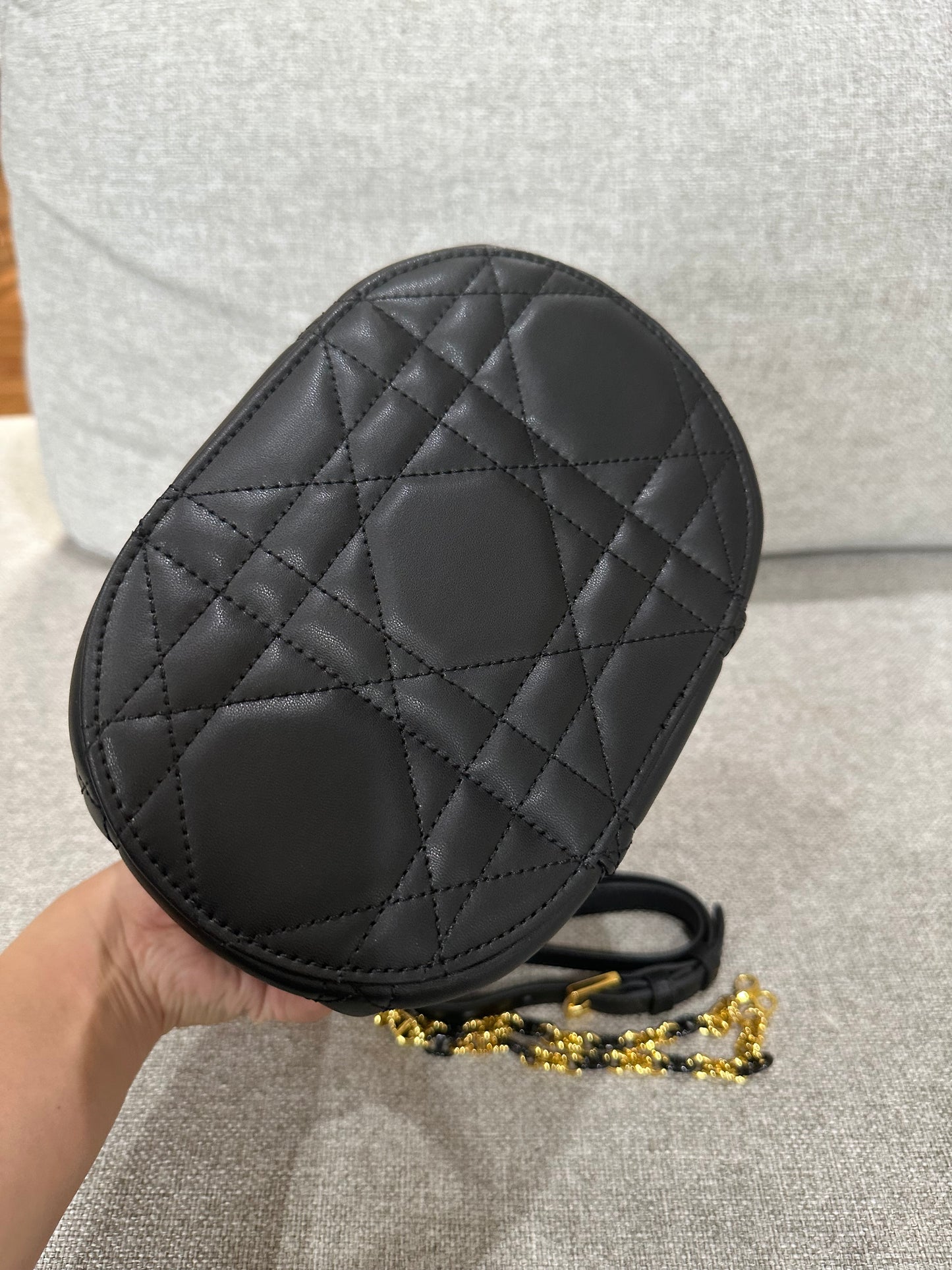 Dior black makeup case