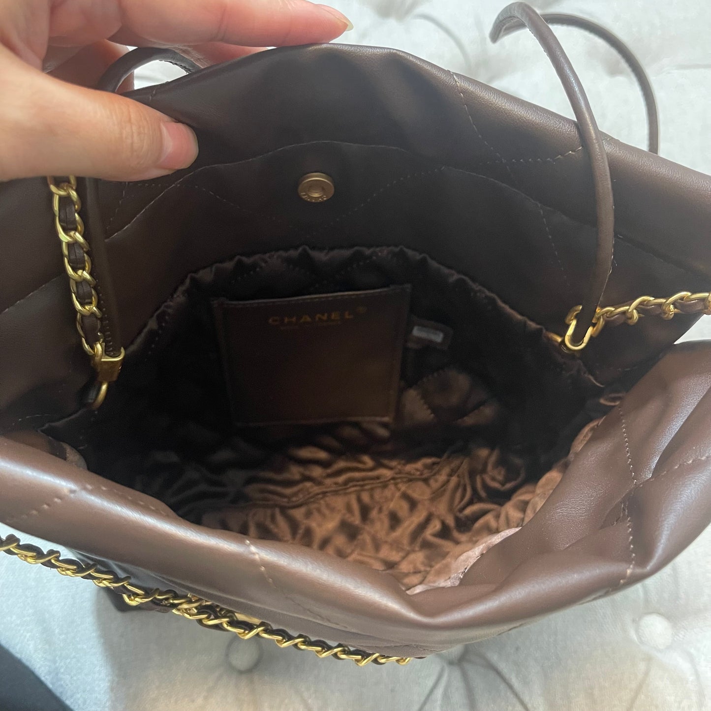 Chanel brown purse
