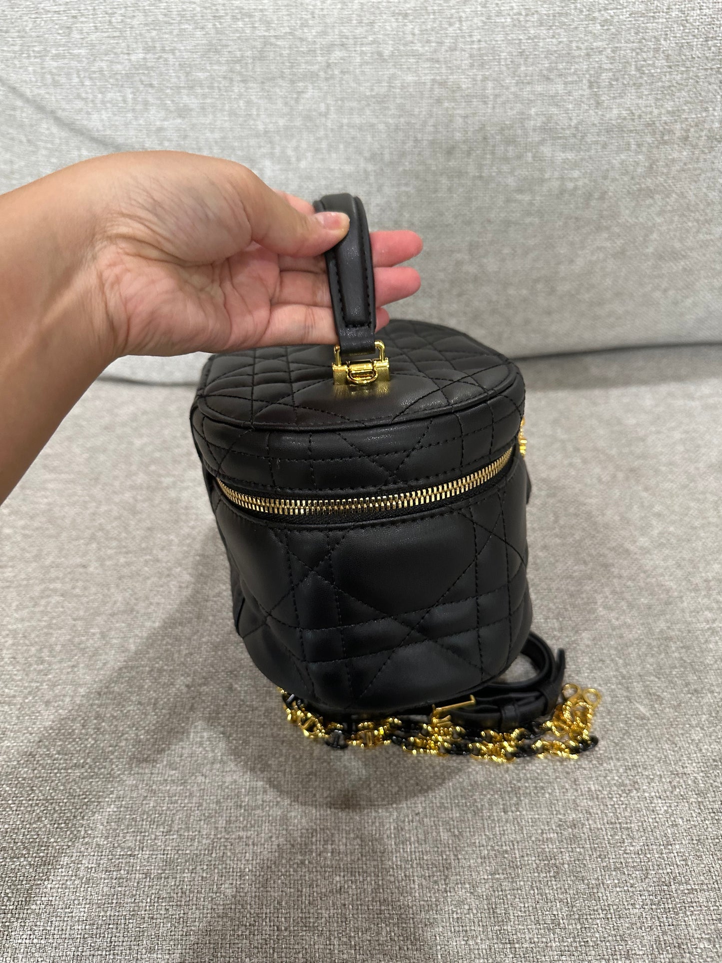 Dior black makeup case