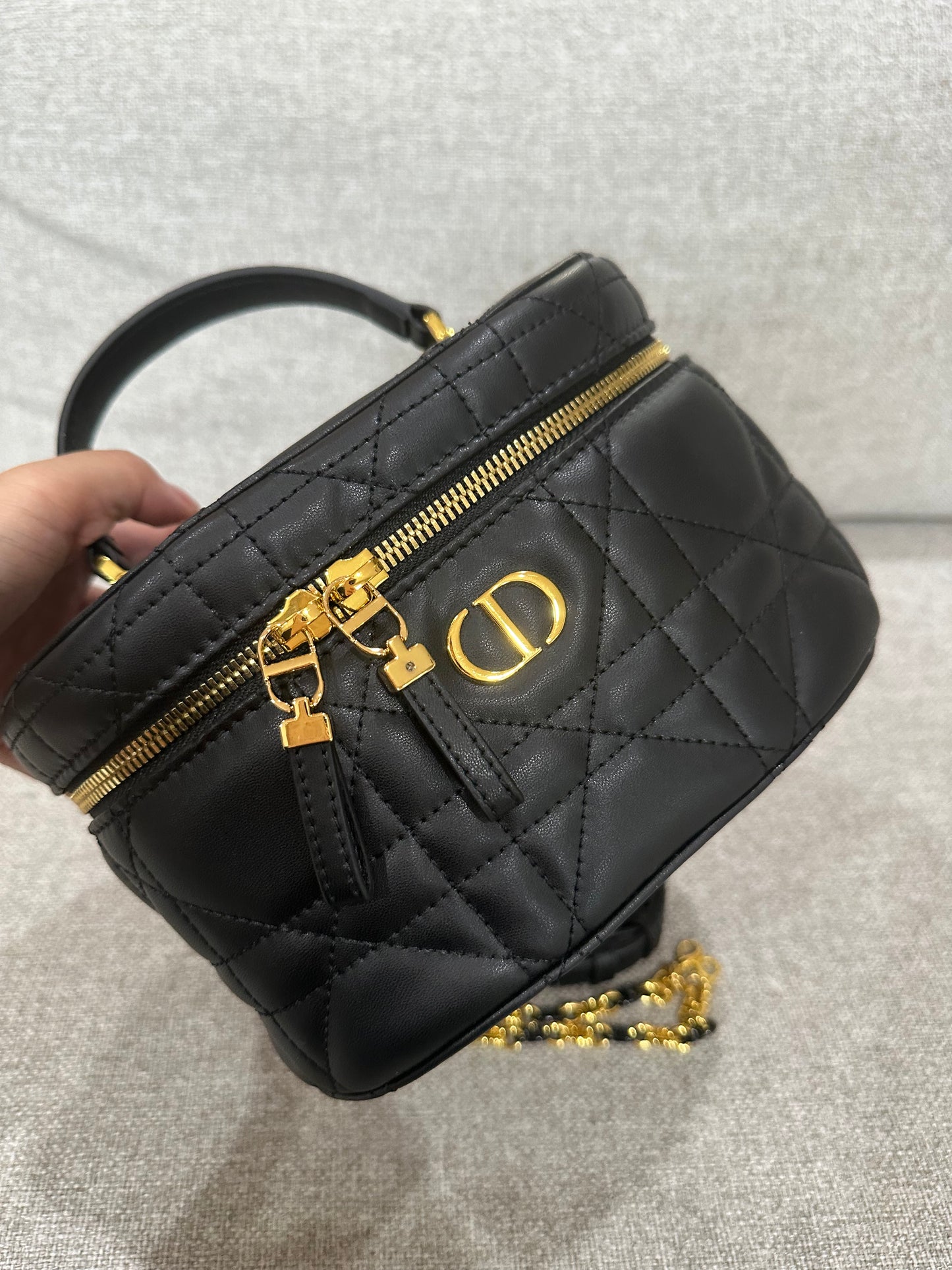Dior black makeup case