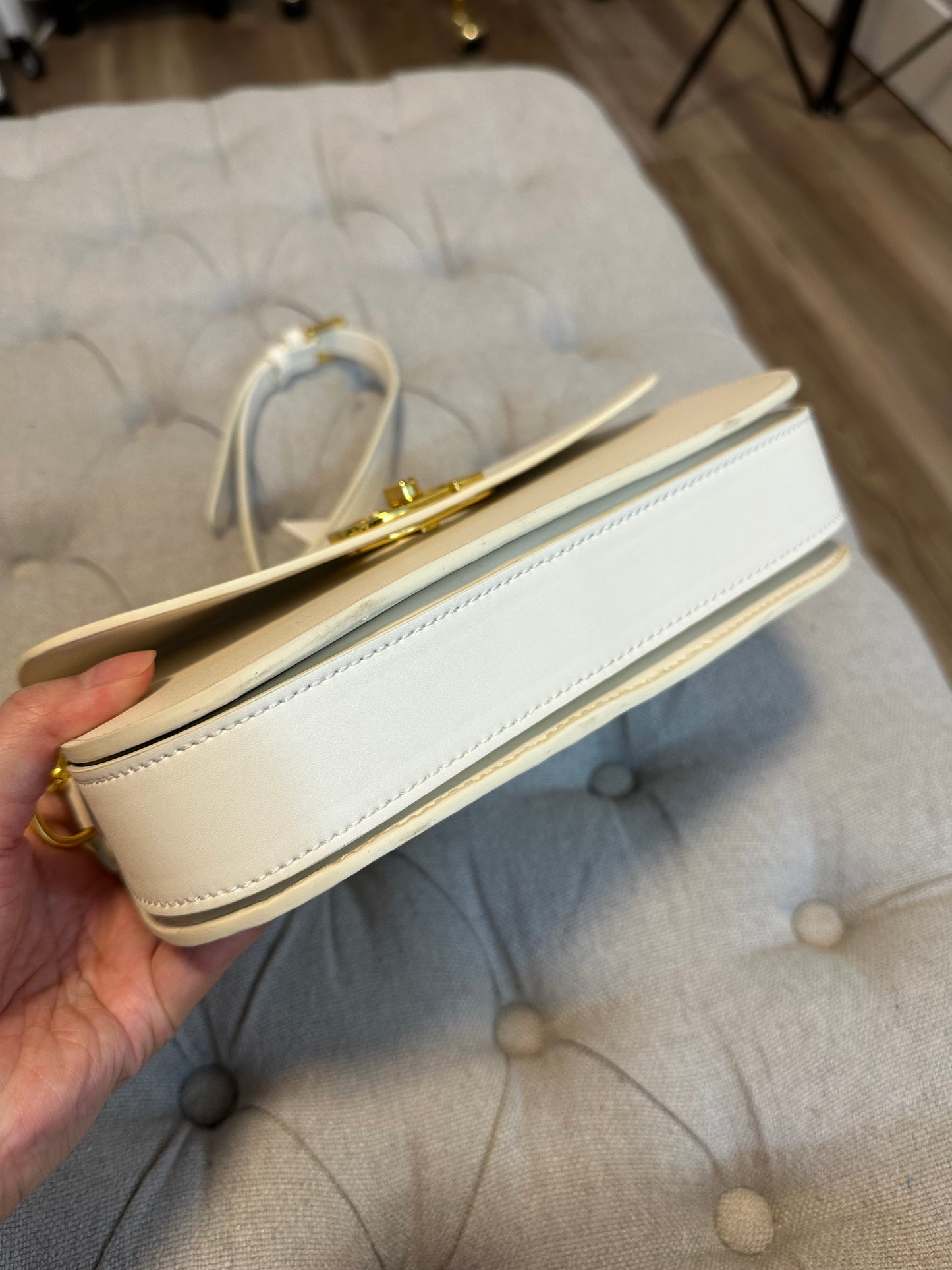 Dior white crossbody bag