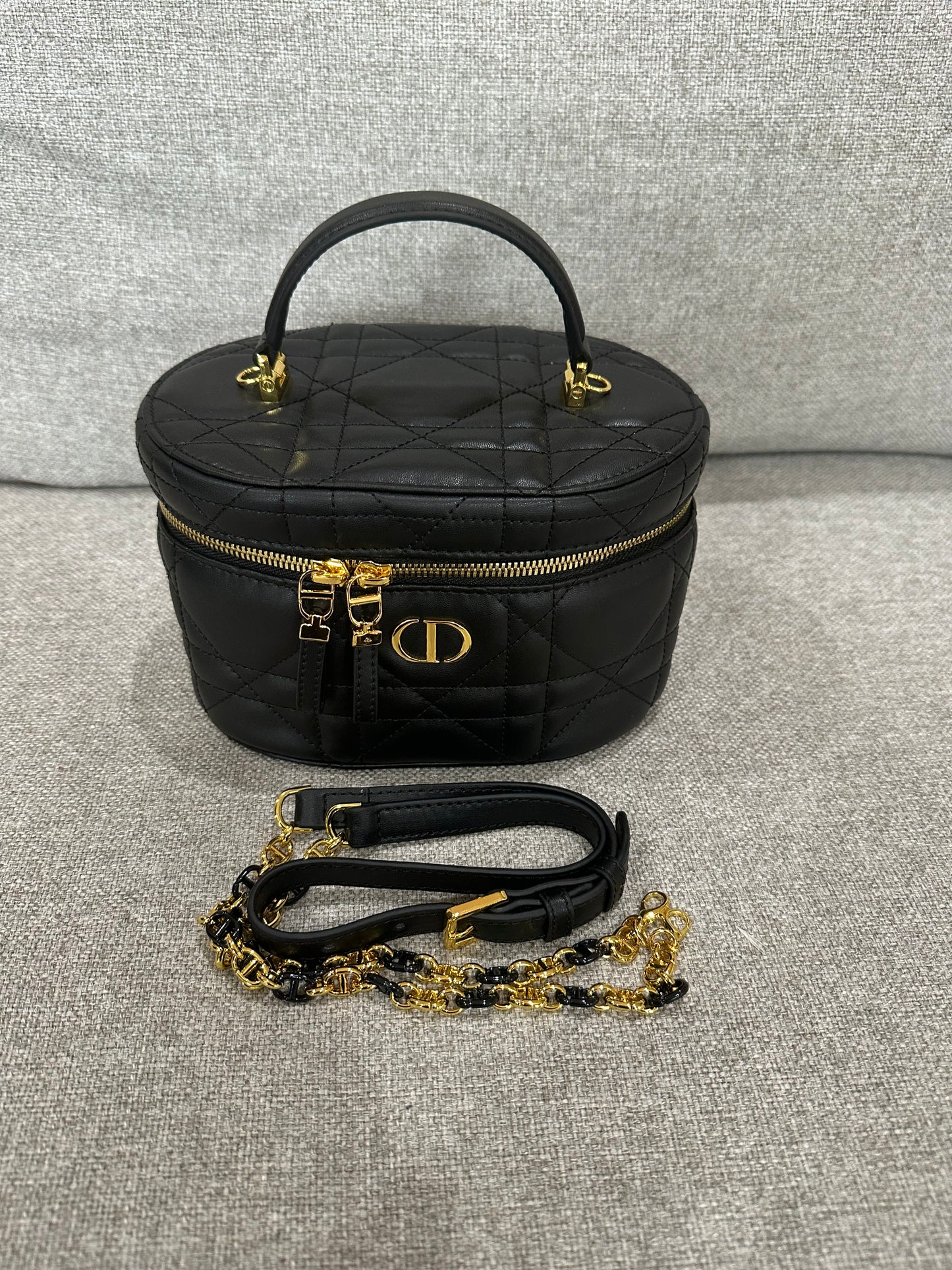 Dior black makeup case
