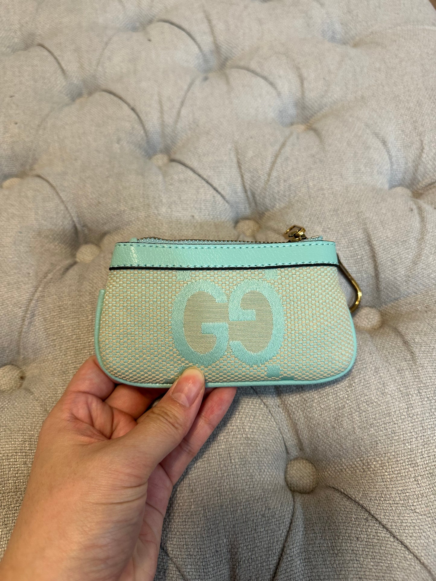 Gucci green coin wallet