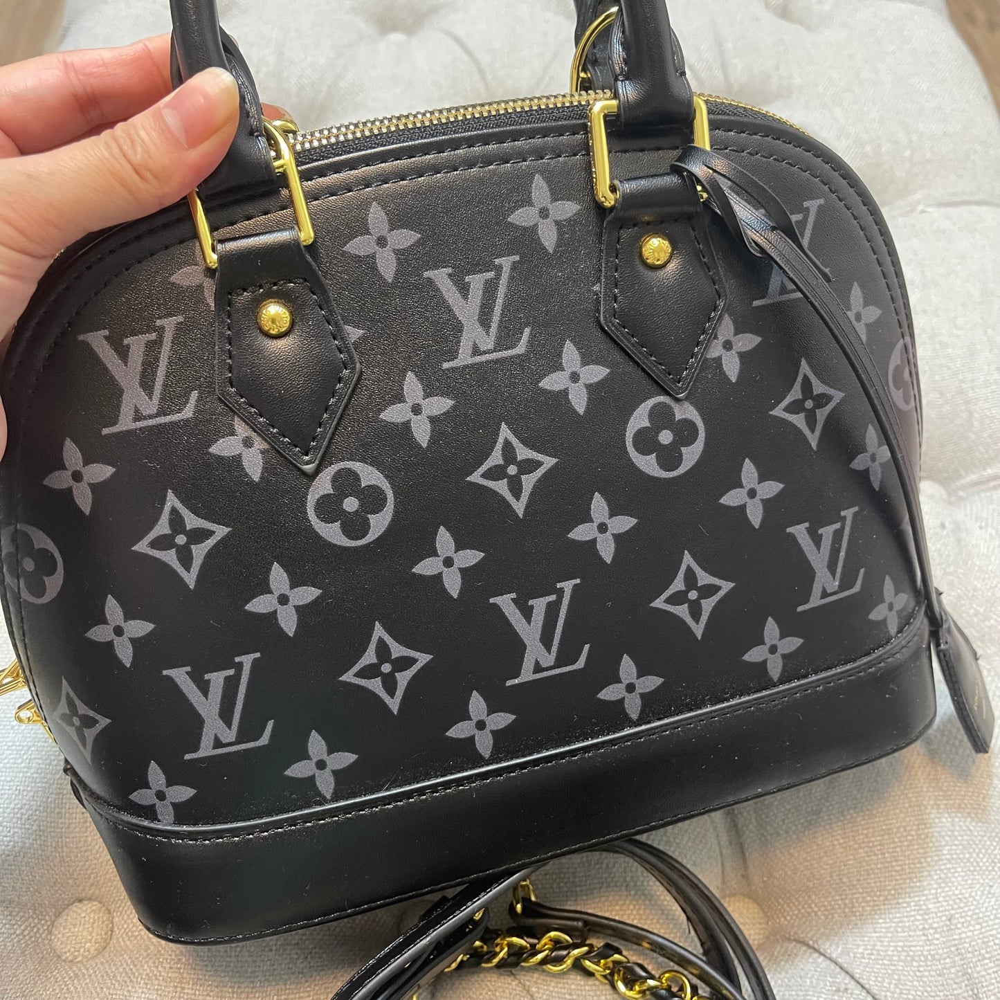 LV black monogram bag