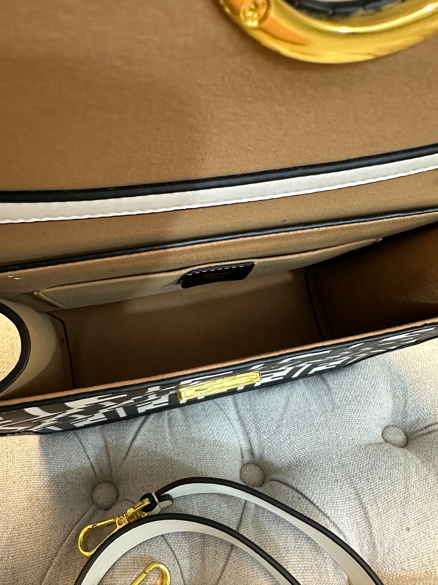Fendi black/white bag