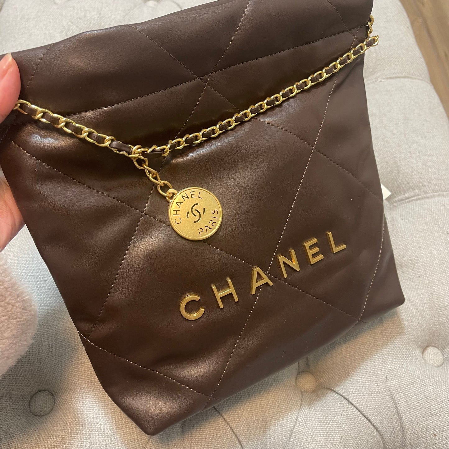 Chanel brown purse
