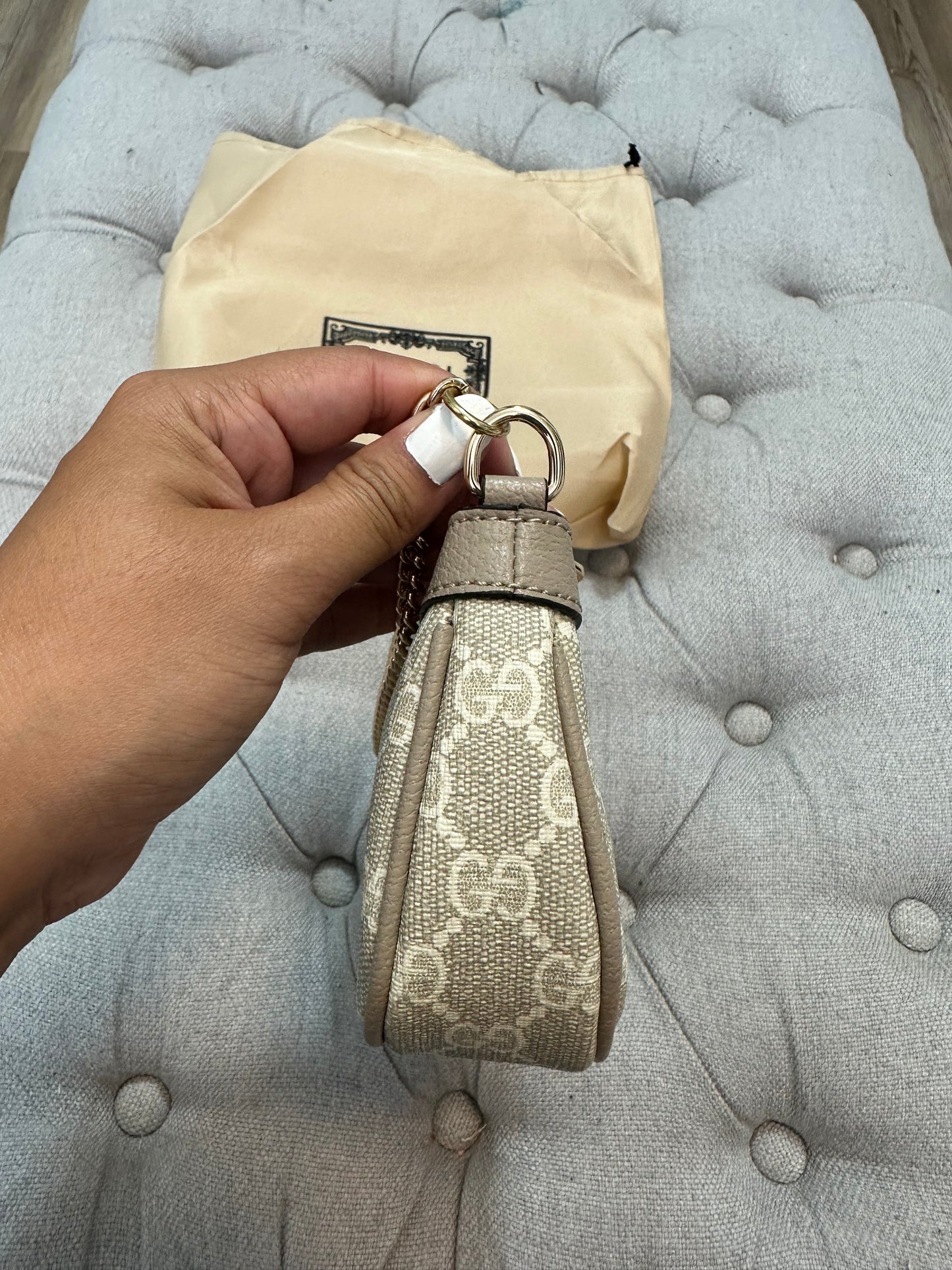 Gucci print shoulder bag