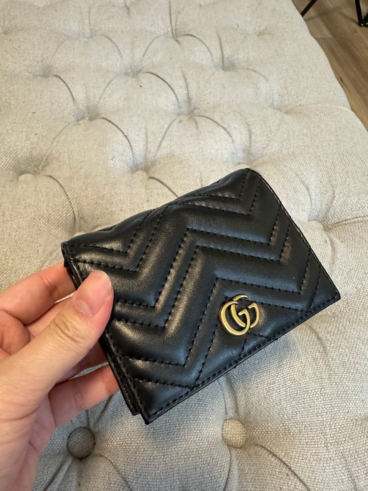 Gucci small black wallet