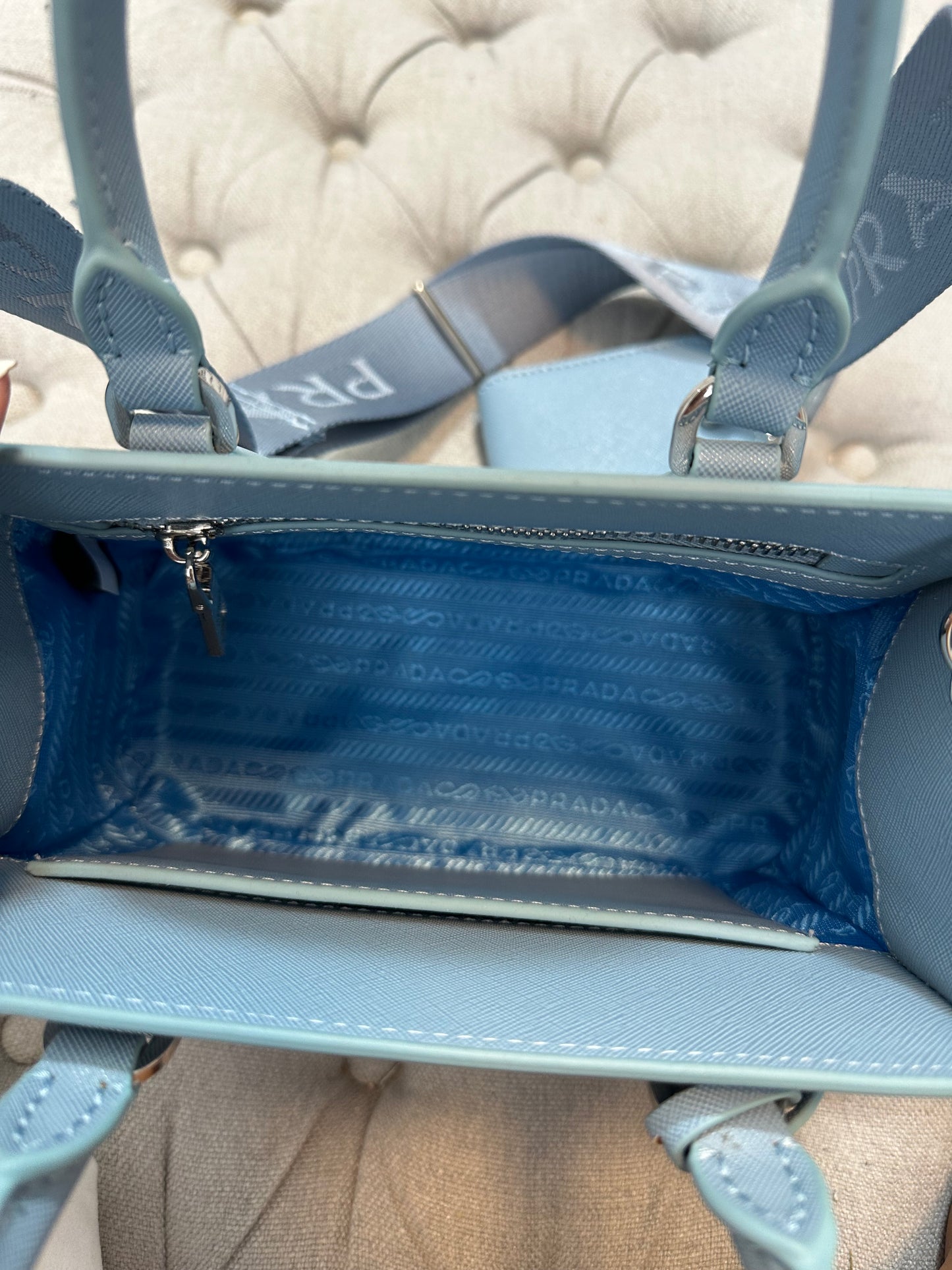 Prada blue bag