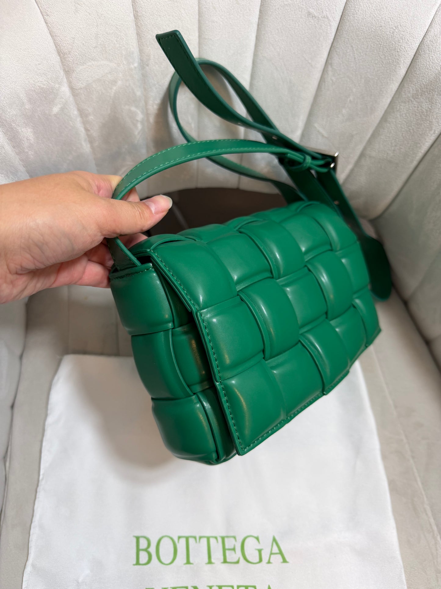 Bottega green bag
