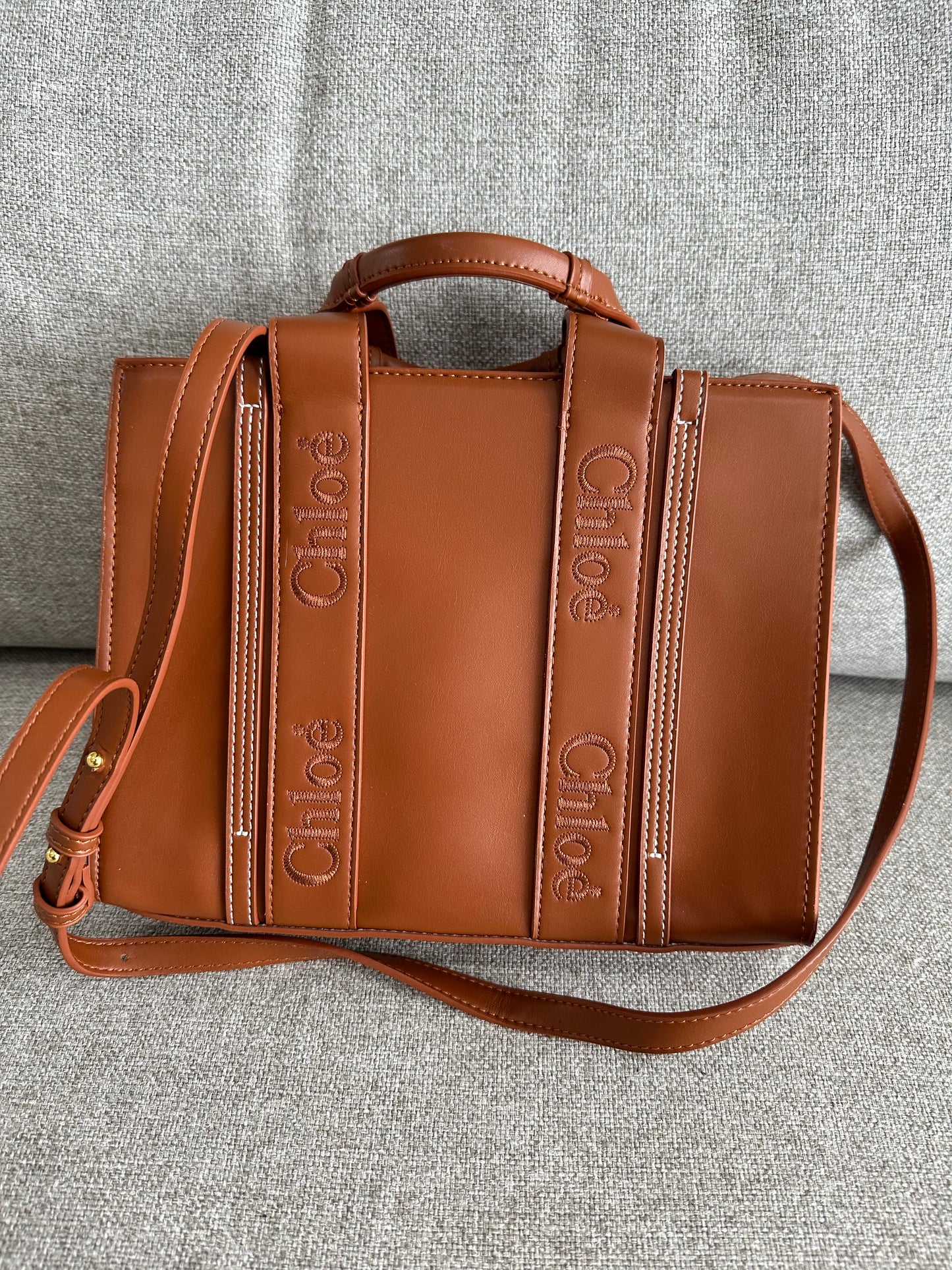 Chloe brown leather tote