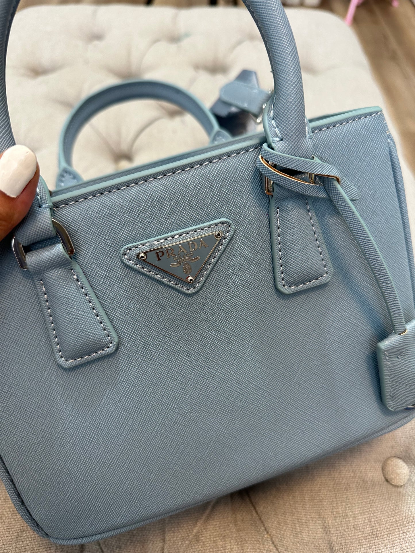 Prada blue bag