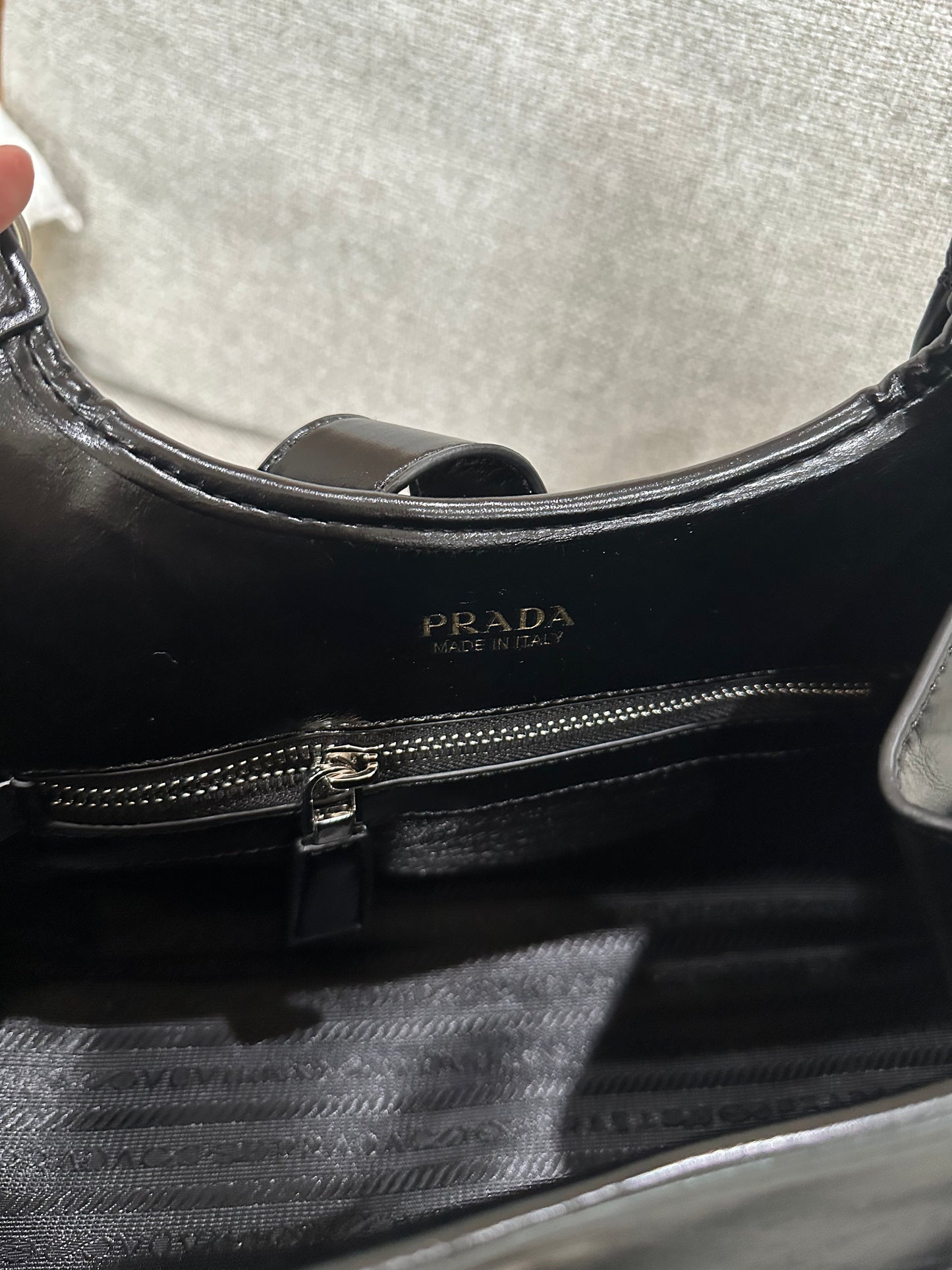Prada black shoulder bag
