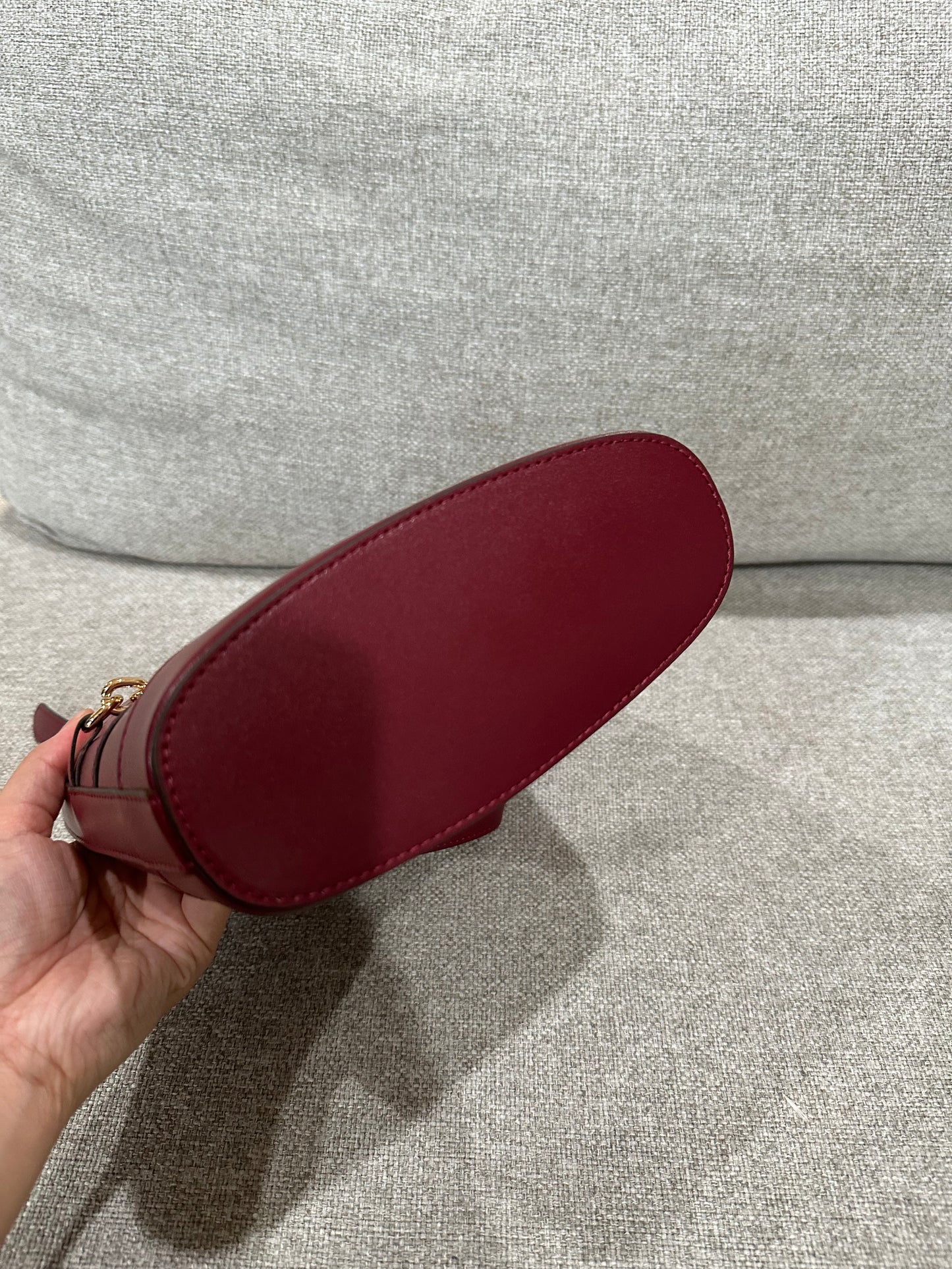 Gucci red bucket bag