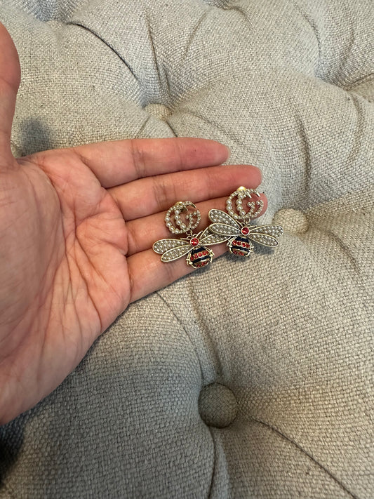 Gucci bee earrings
