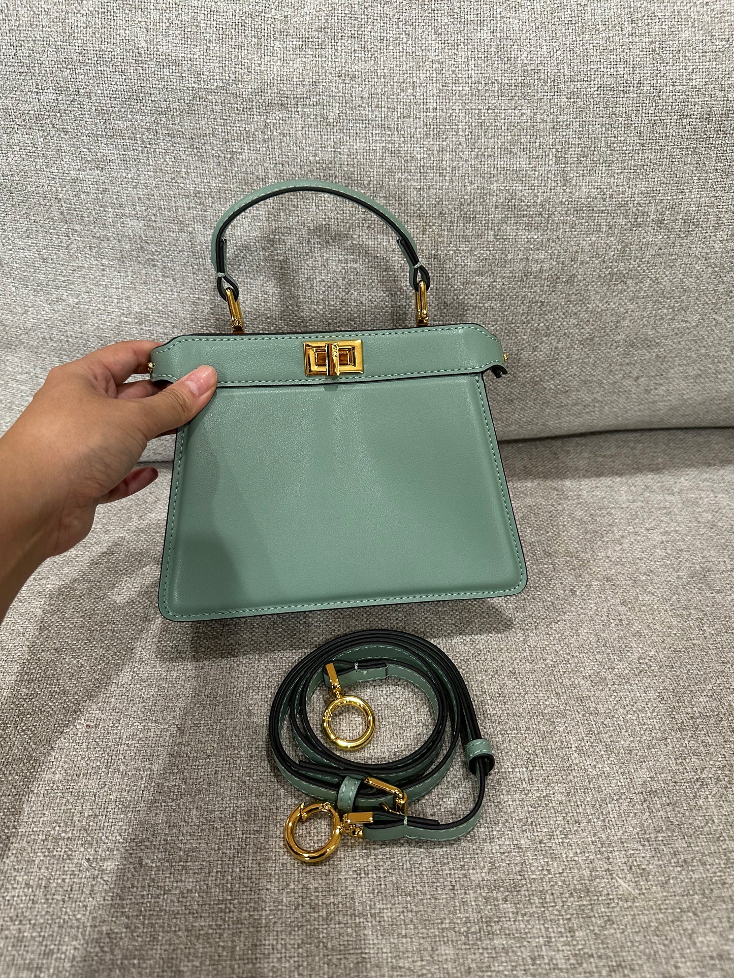 Hermes green bag