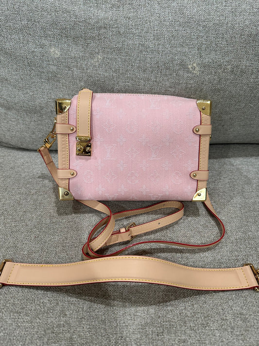 LV pink trunk case