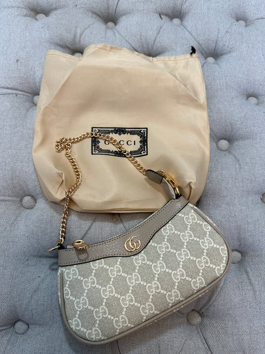 Gucci print shoulder bag