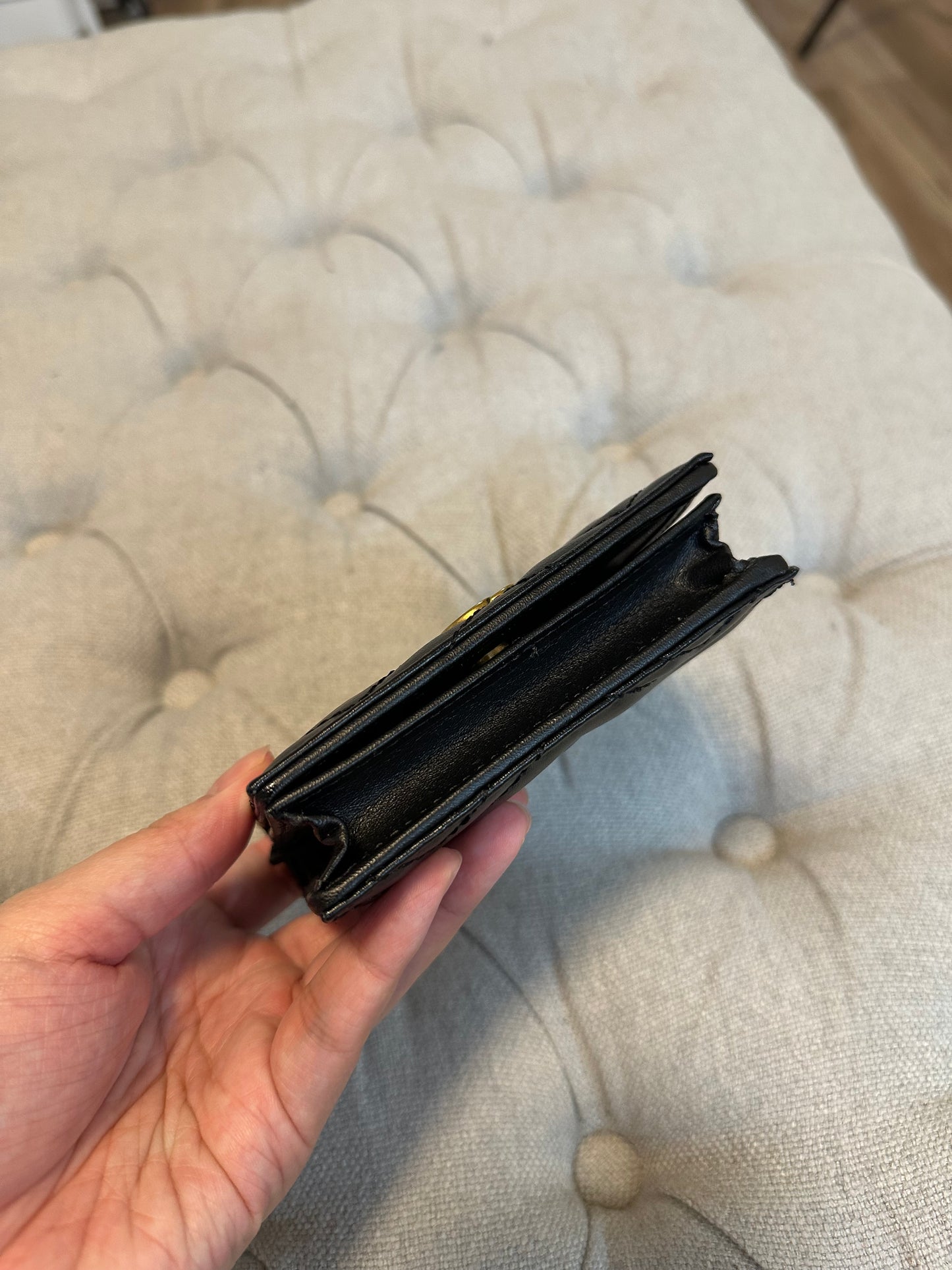 Gucci small black wallet