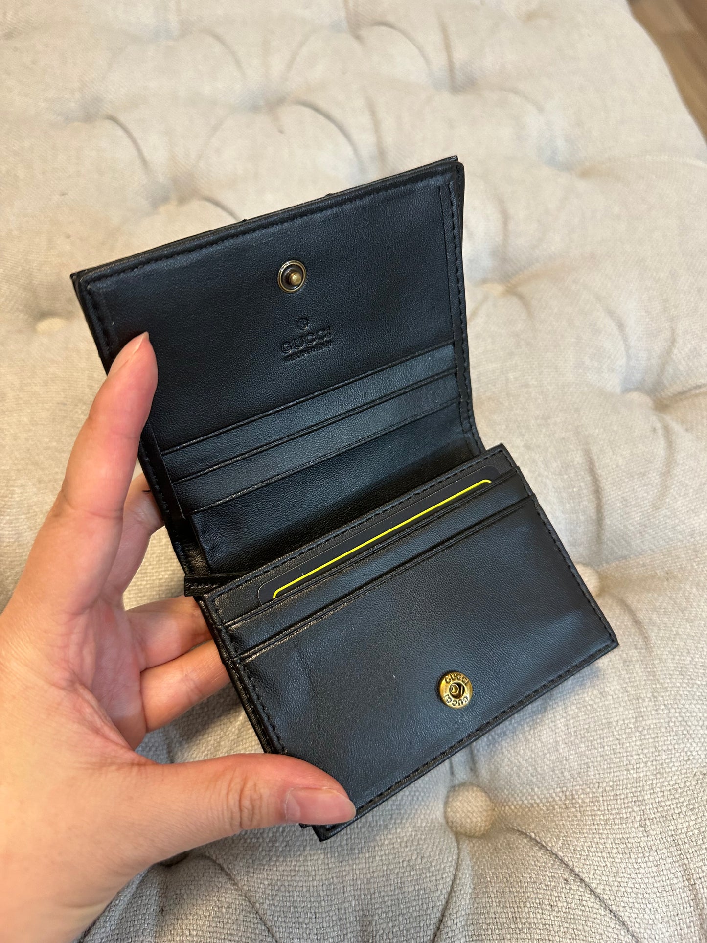 Gucci small black wallet