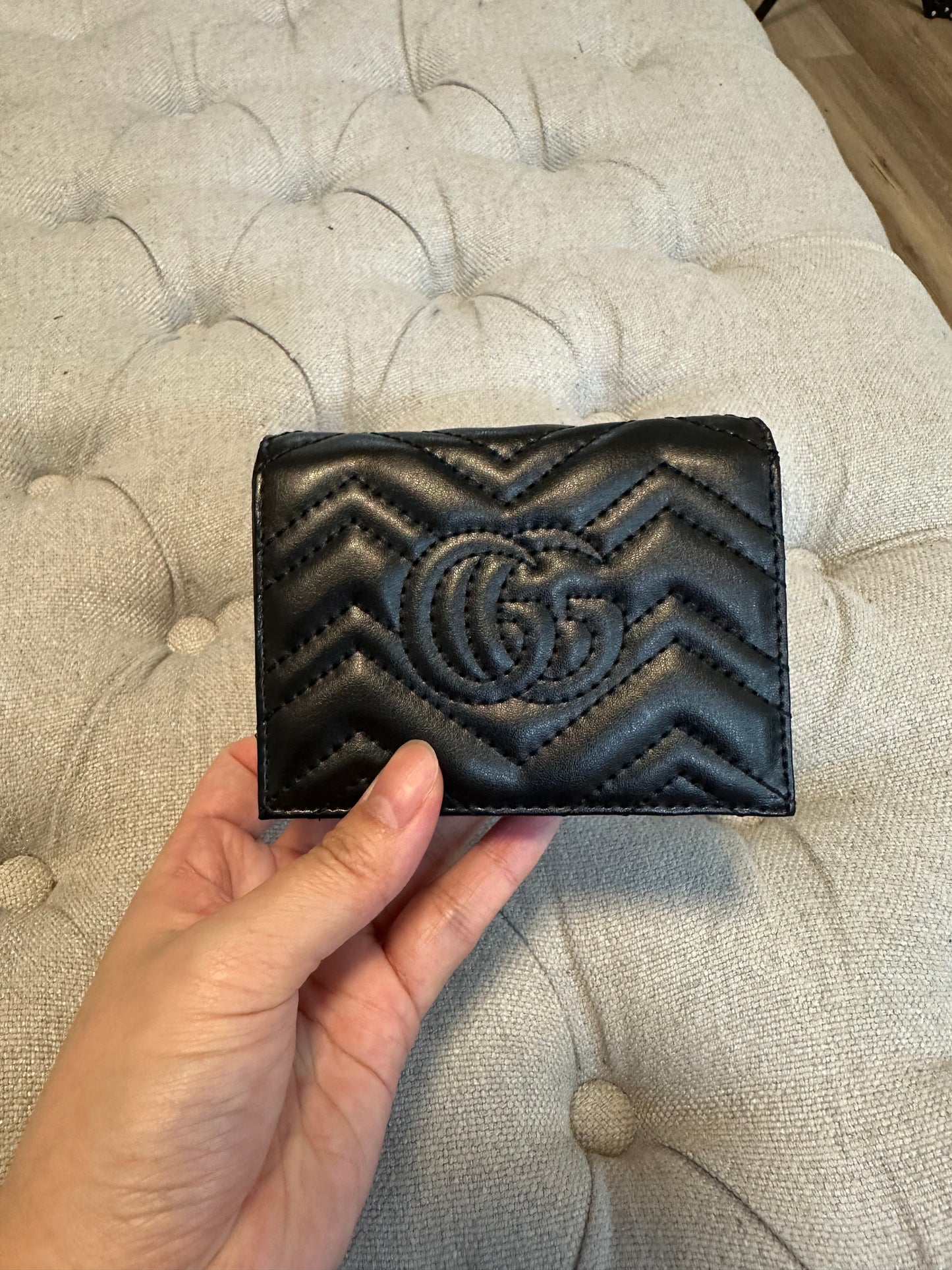 Gucci small black wallet