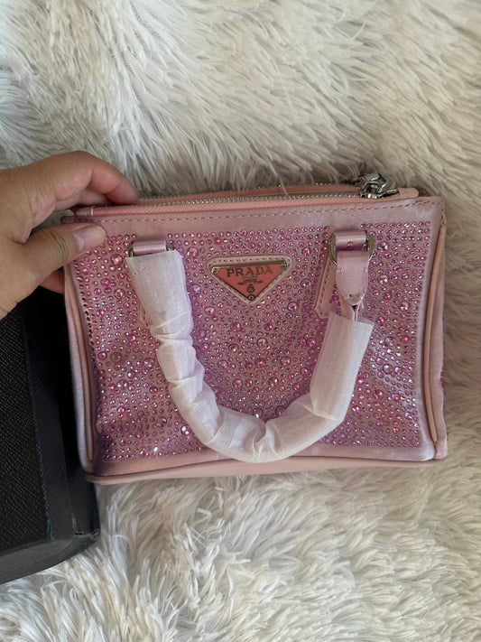 Prada pink diamond bag