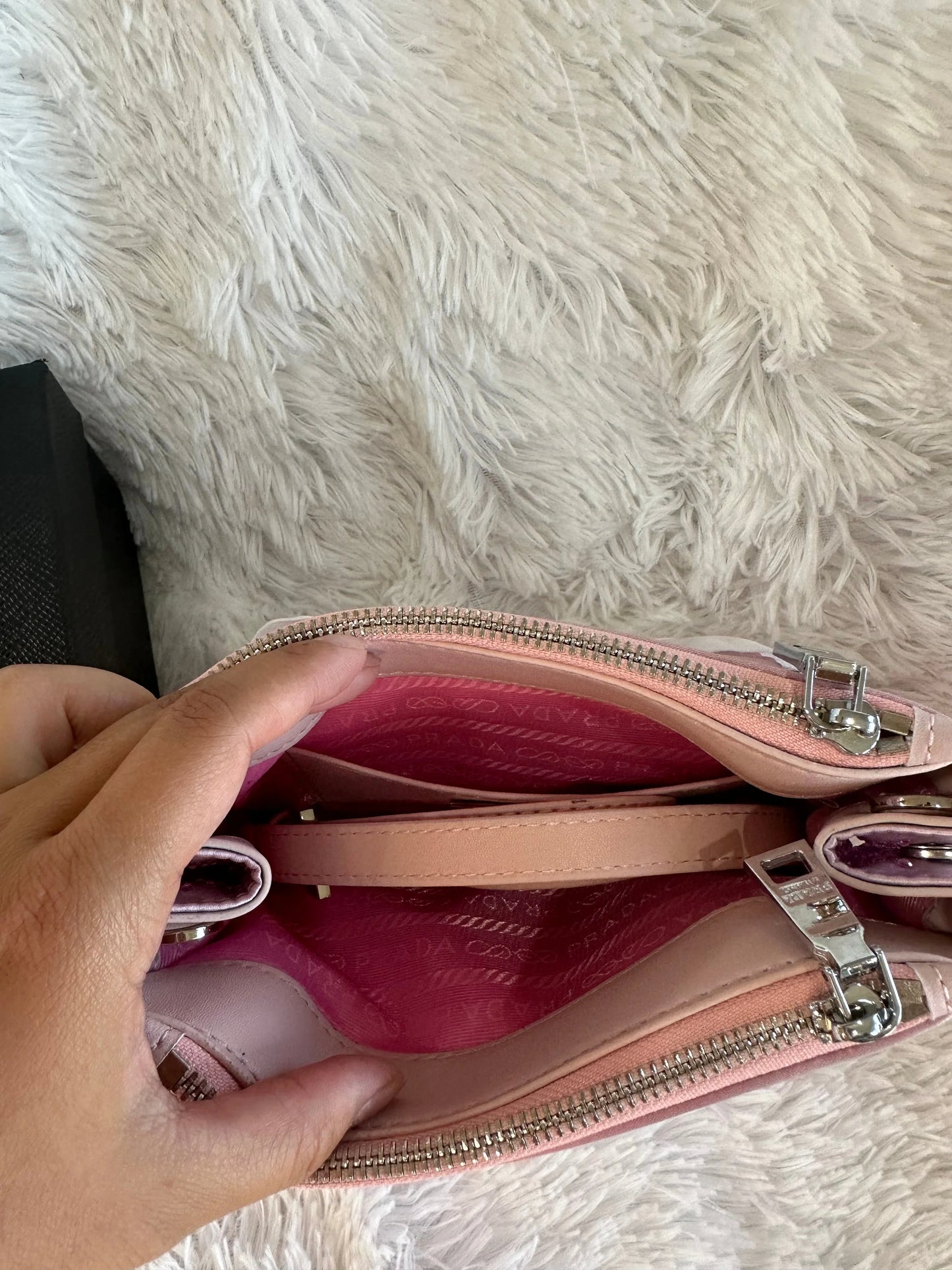 Prada pink diamond bag