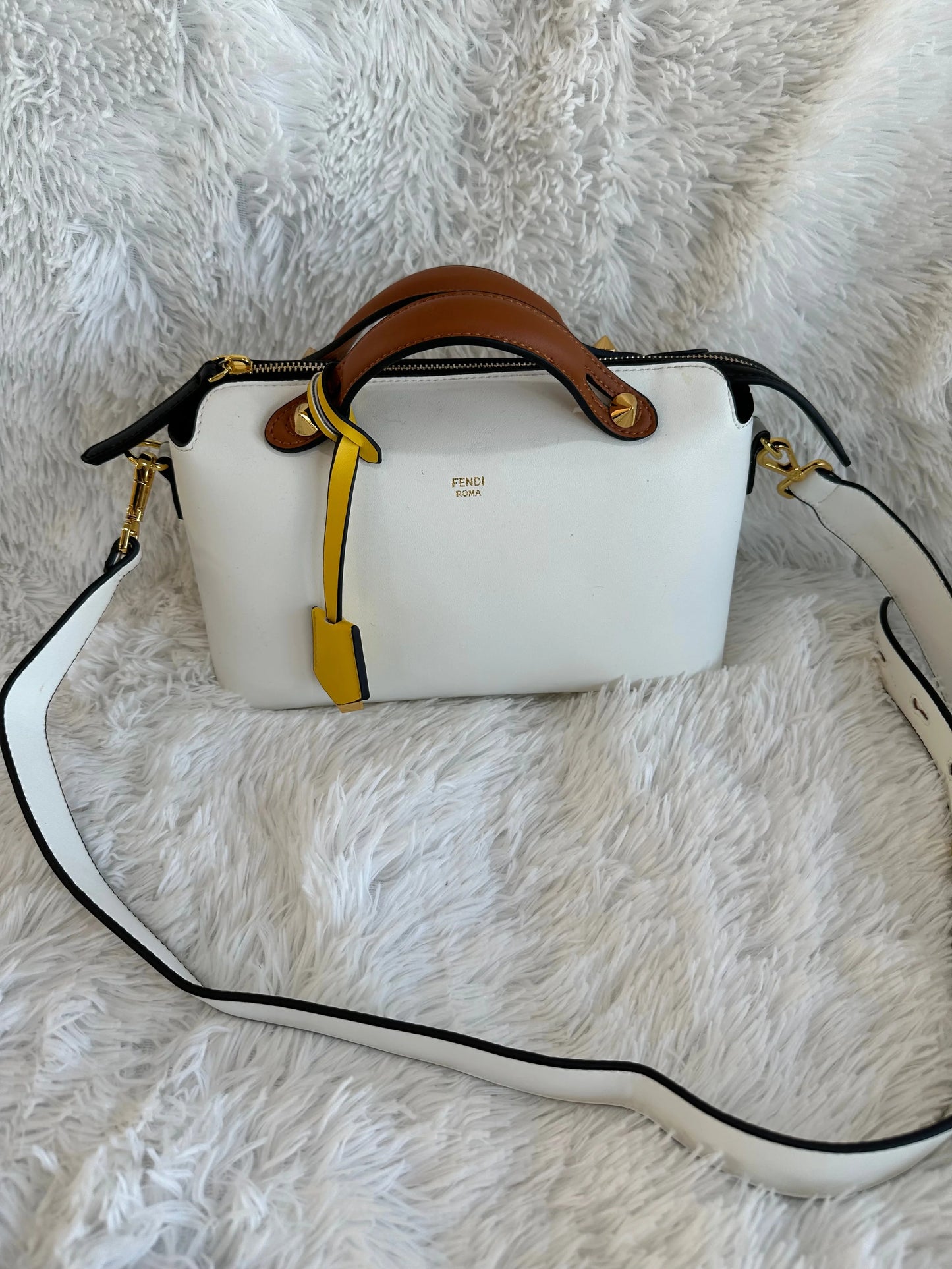 Fendi white bag