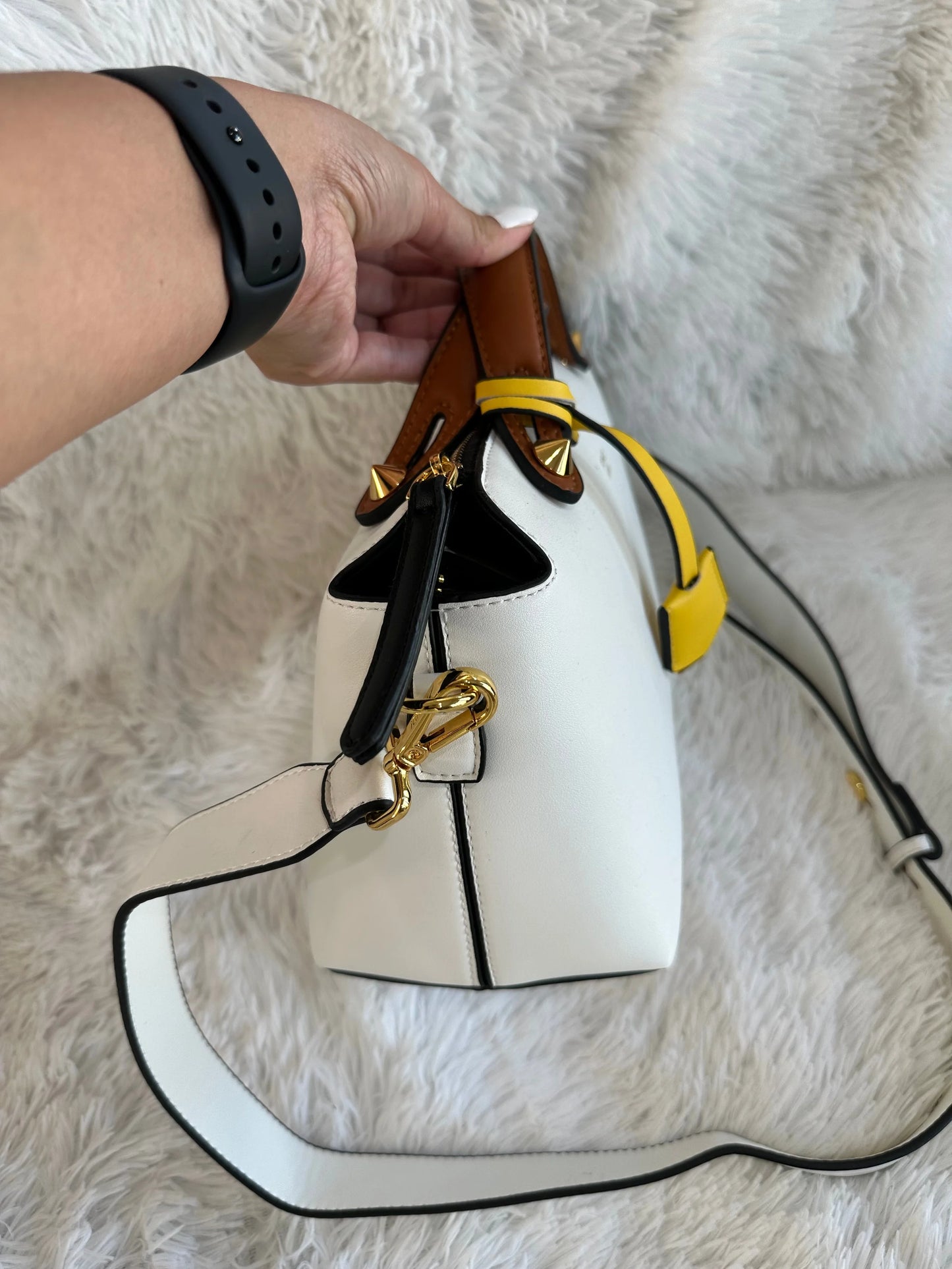 Fendi white bag