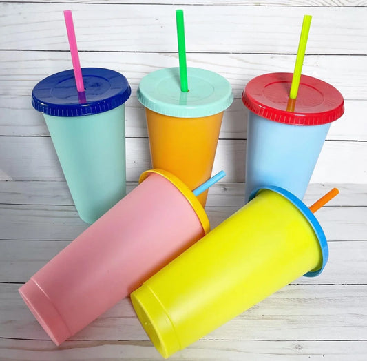 FREE 5x 24oz color changing tumblers