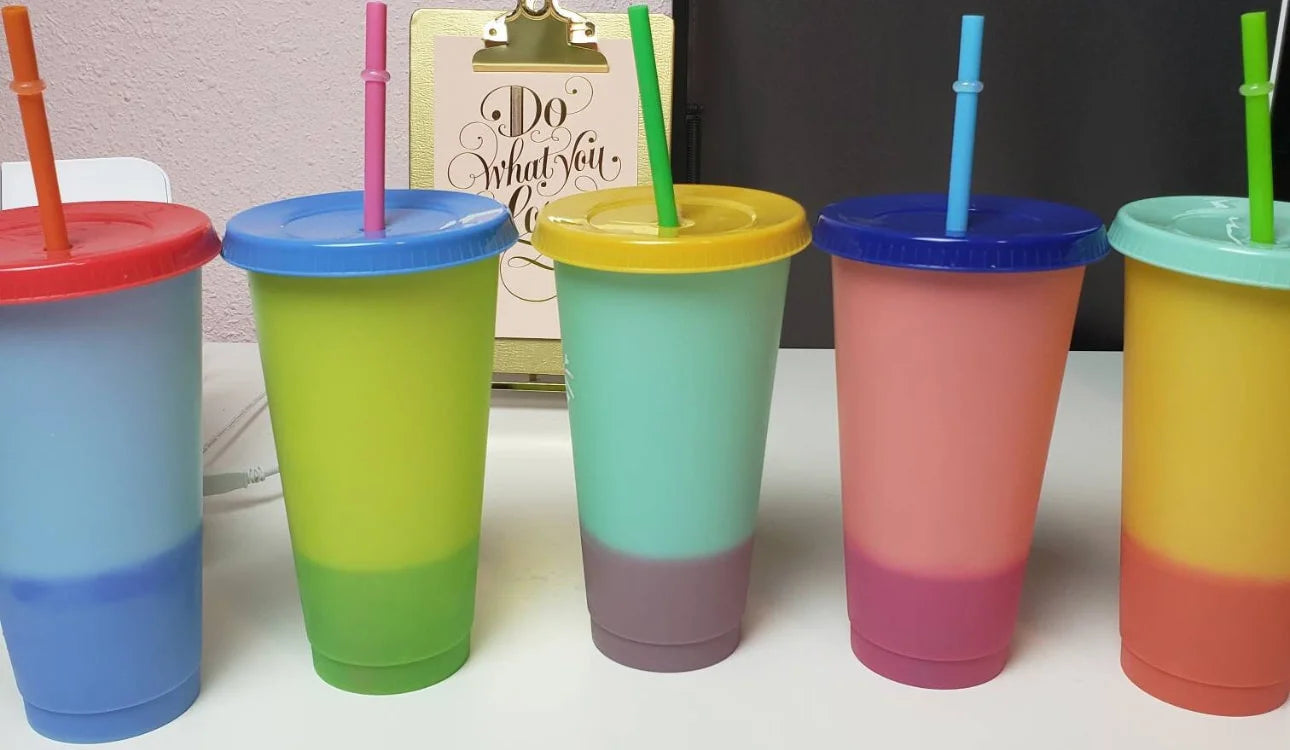 FREE 5x 24oz color changing tumblers