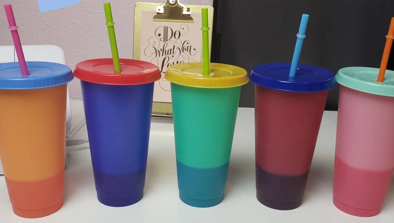 FREE 5x 24oz color changing tumblers