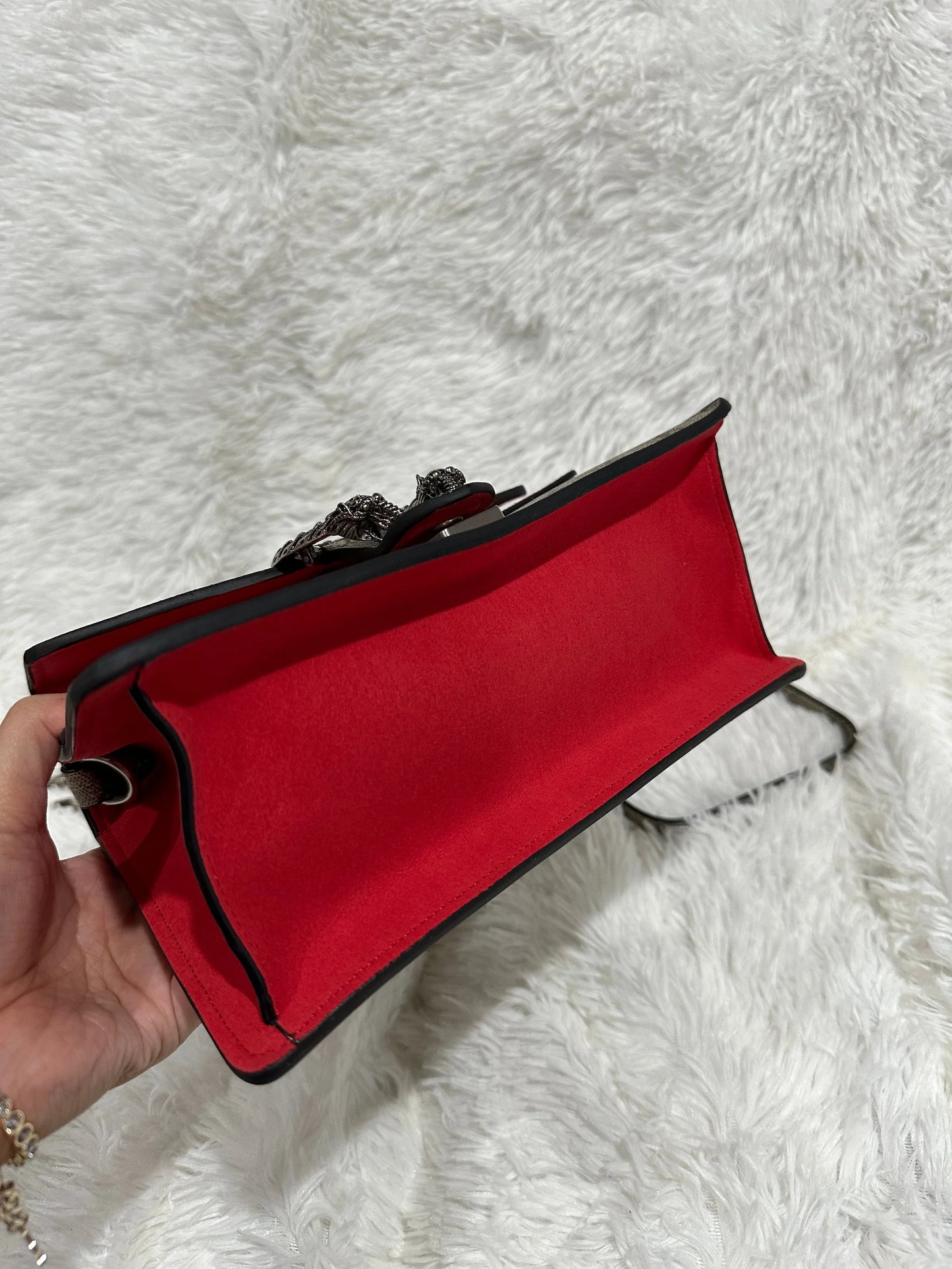 Gucci red/printed bag