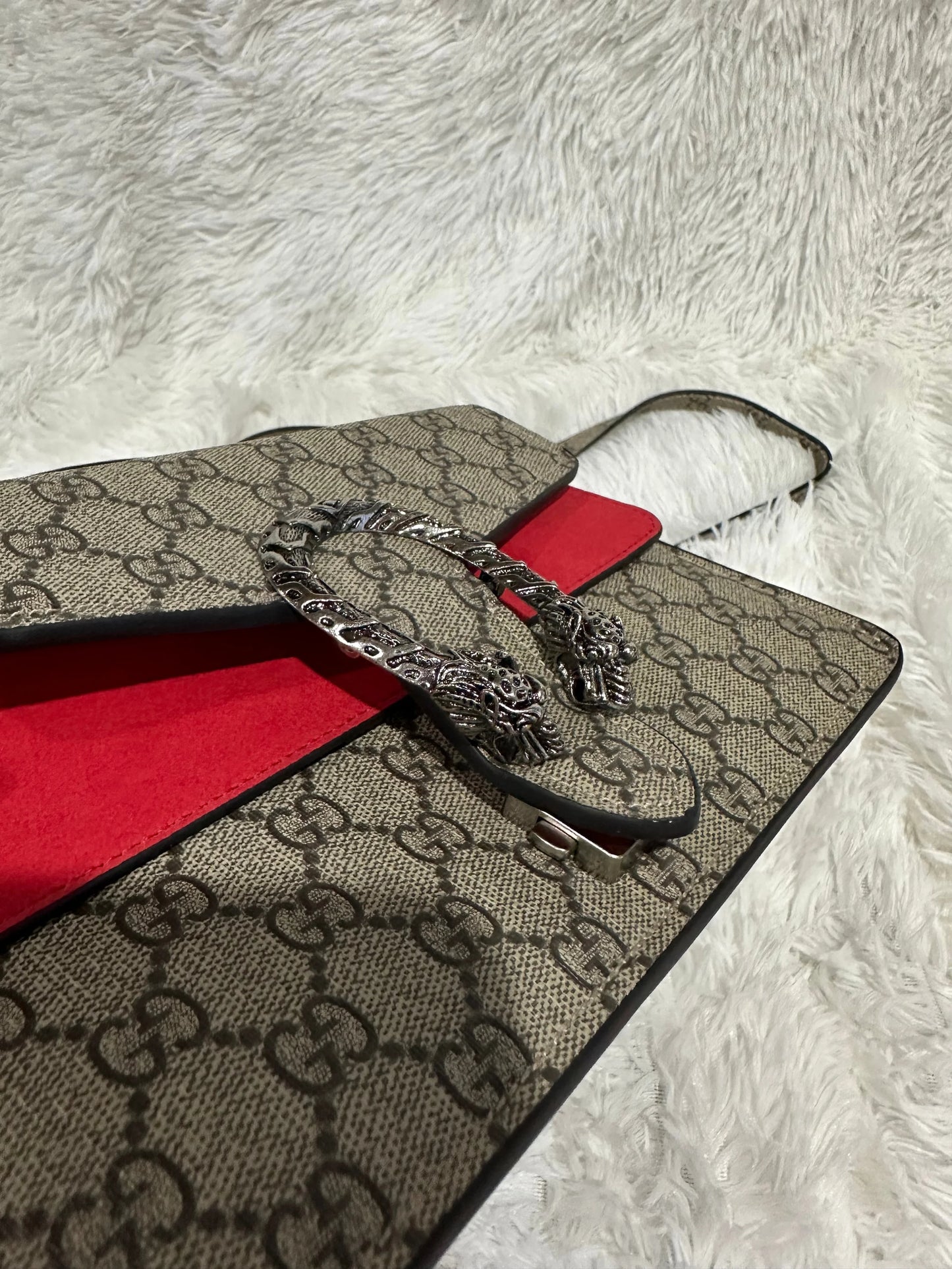 Gucci red/printed bag