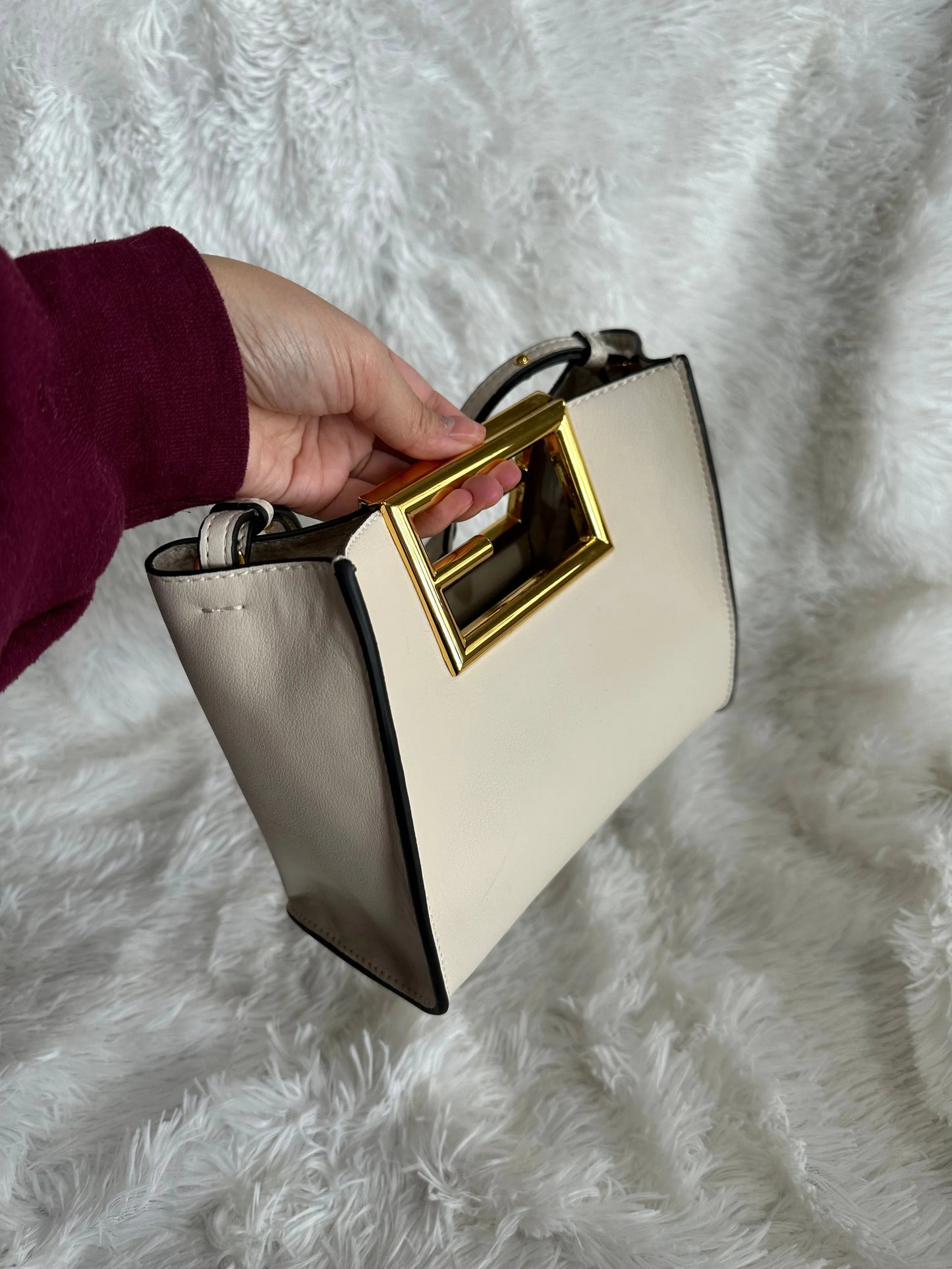 Fendi white bag