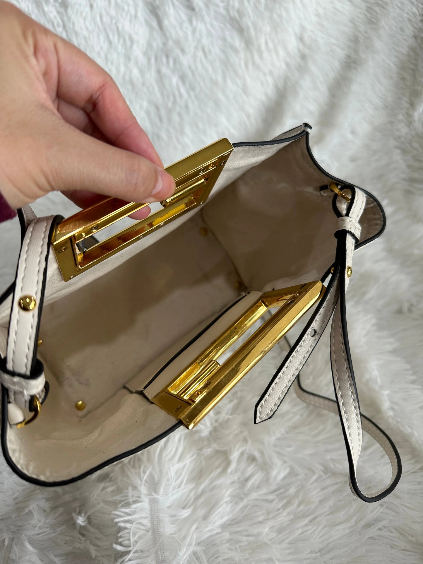 Fendi white bag